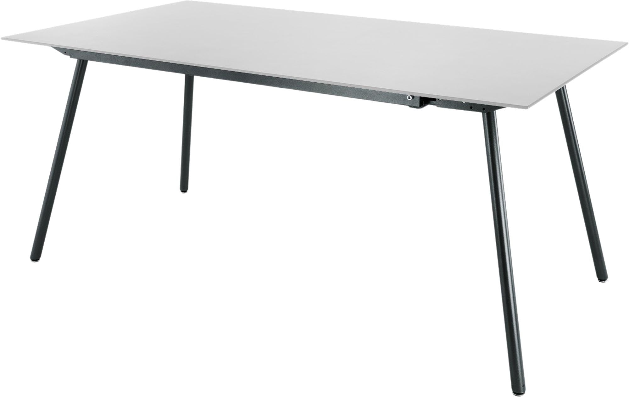 Locarno Glasfaser-Gartentisch 160x90 in Weiss präsentiert im Onlineshop von KAQTU Design AG. Gartentisch ist von Schaffner