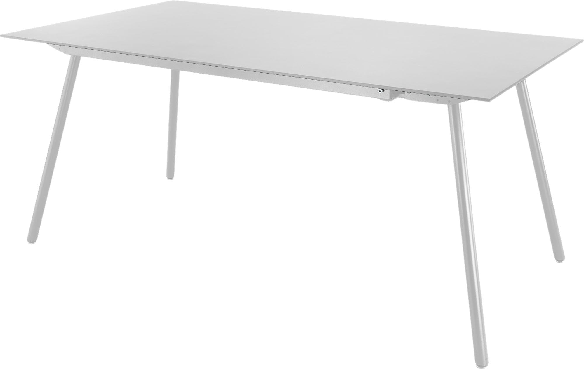 Locarno Glasfaser-Gartentisch 160x90 in Weiss präsentiert im Onlineshop von KAQTU Design AG. Gartentisch ist von Schaffner
