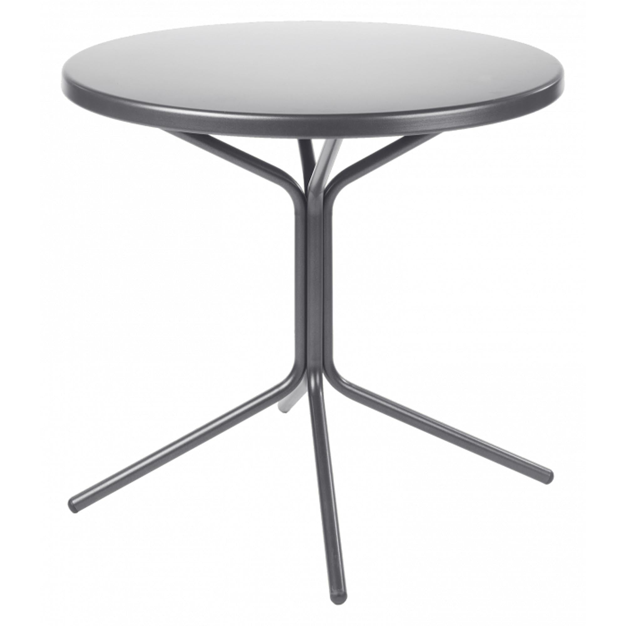 PIX Metall-Beistelltisch Outdoor ø54 / 54 in Alusilber präsentiert im Onlineshop von KAQTU Design AG. Beistelltisch Outdoor ist von Schaffner