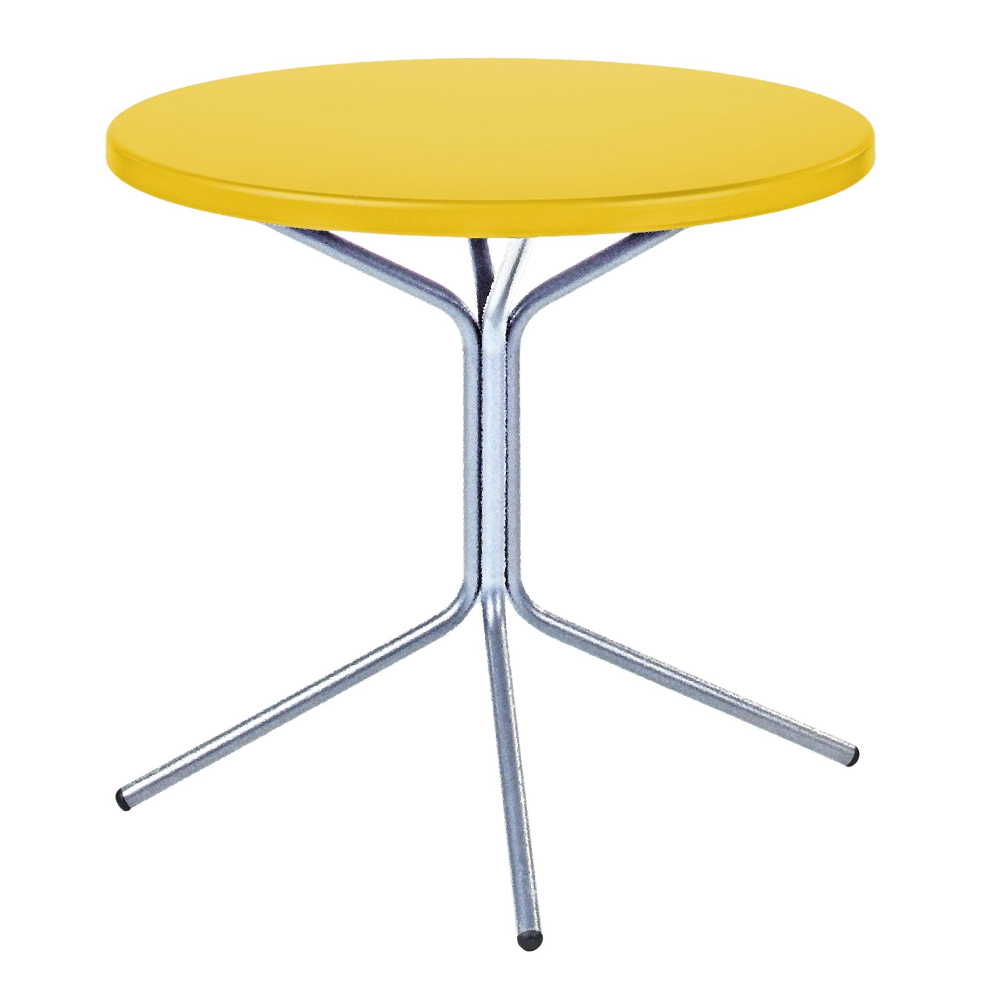 PIX Metall-Beistelltisch Outdoor ø54/54cm, wetterfest, rostfrei, leicht montierbar, langlebig, vielseitig, Schweizer Qualität, ideal für Balkon, Terrasse & Garten.