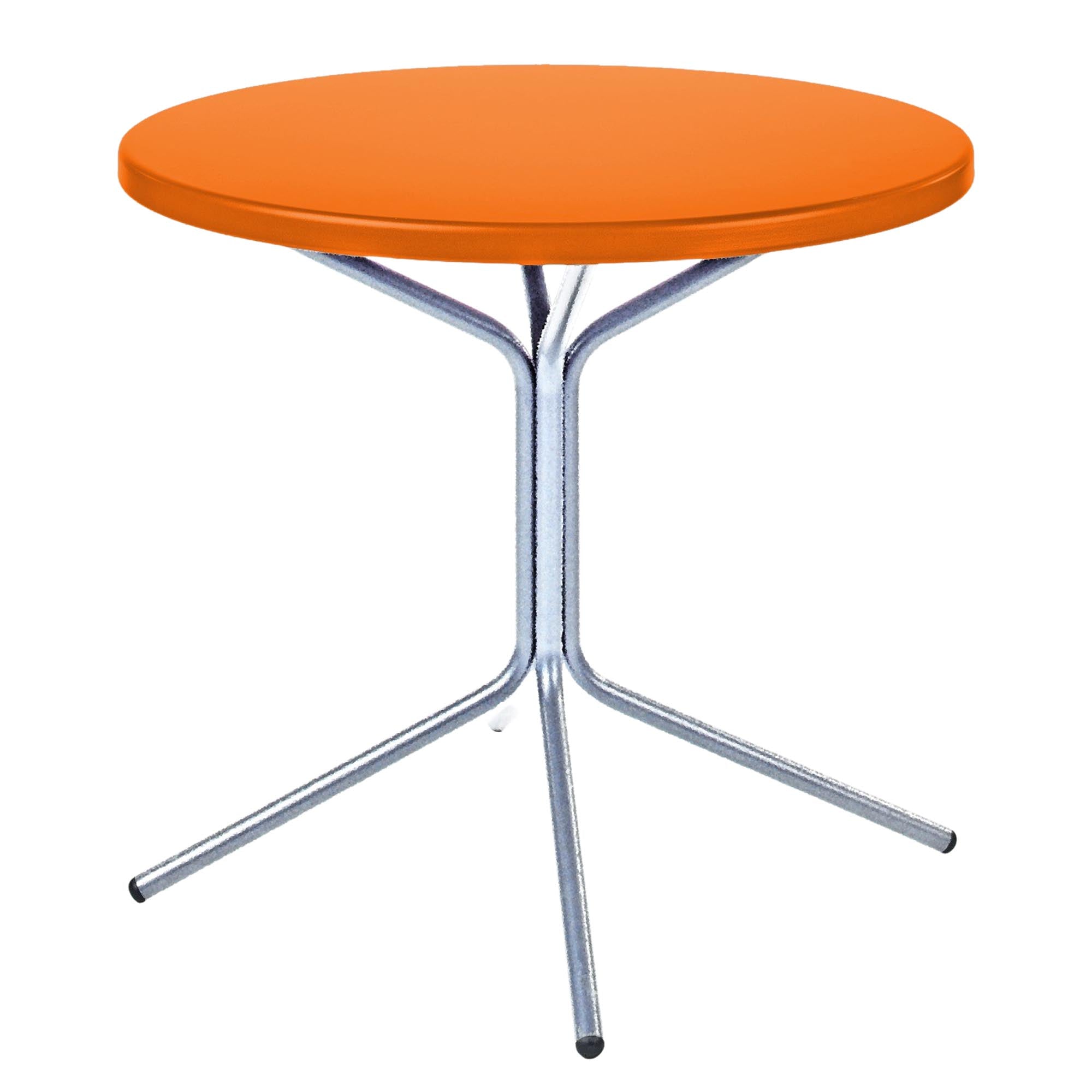 PIX Metall-Beistelltisch Outdoor ø54 / 54 in Orange präsentiert im Onlineshop von KAQTU Design AG. Beistelltisch Outdoor ist von Schaffner
