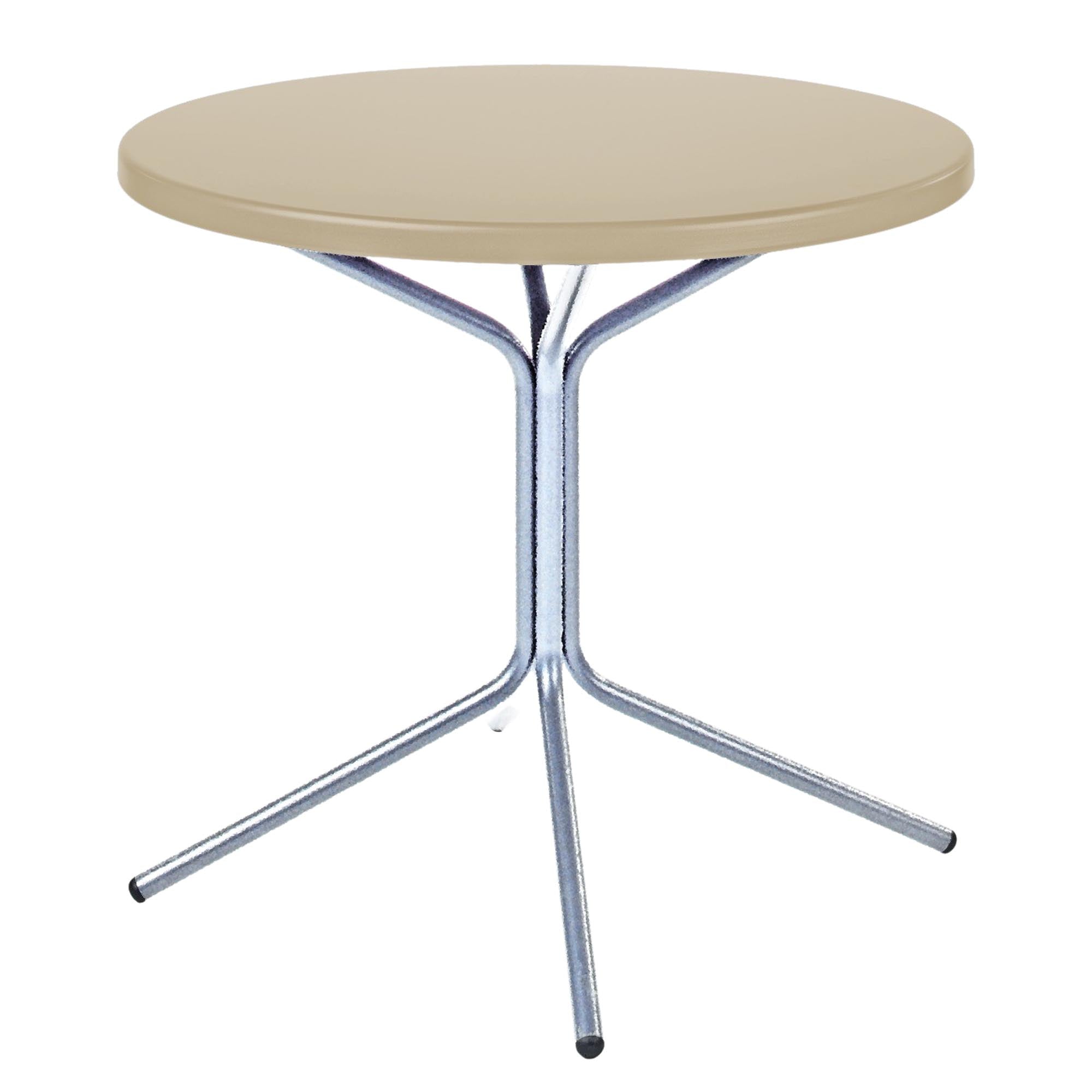Eleganter PIX Metall-Beistelltisch für den Außenbereich, Ø54 cm, perfekt für entspannte Stunden im Freien und als dekoratives Element.