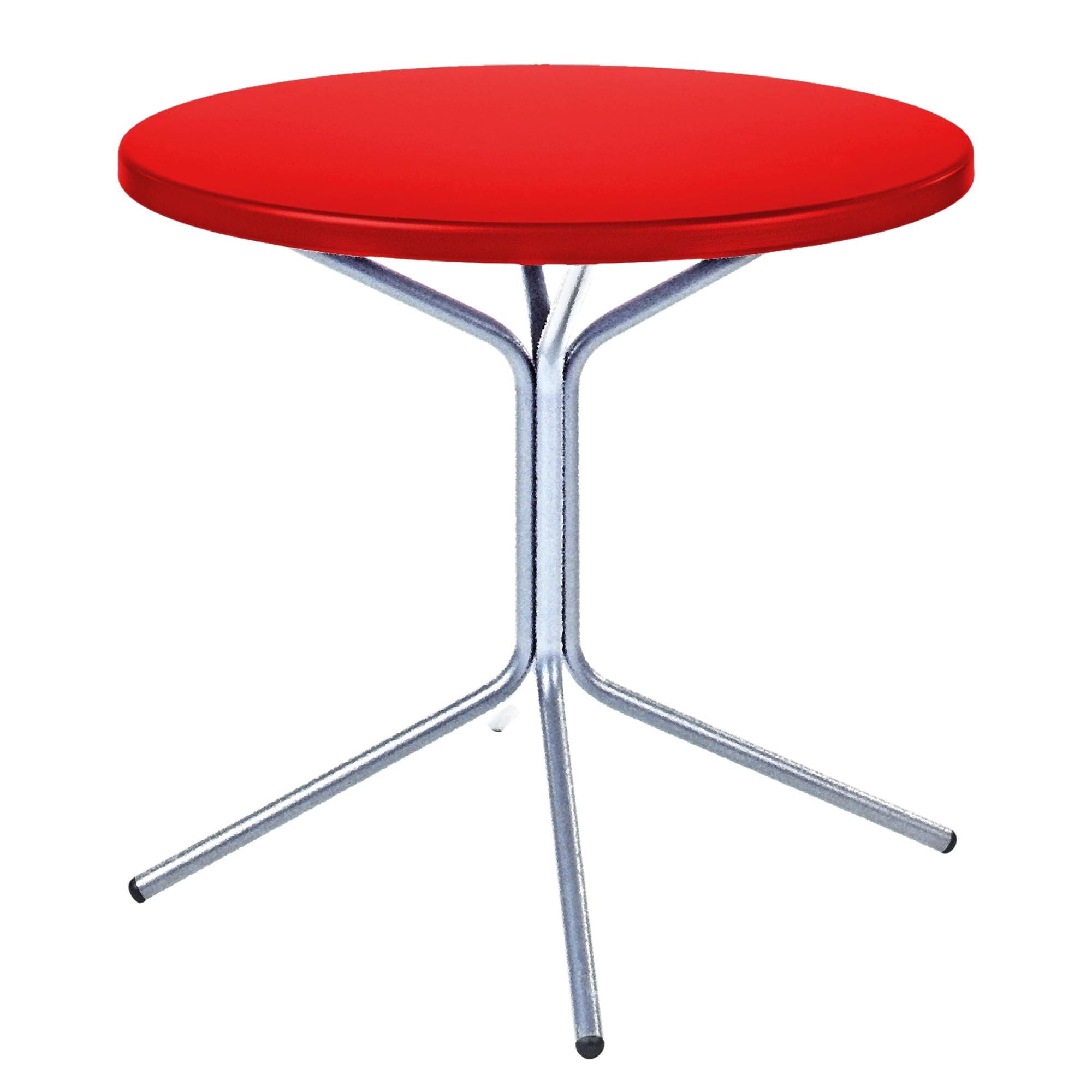 Wetterfester PIX Metall-Beistelltisch ø54cm, langlebig, leicht zu montieren dank Stecksystem. Perfekt für Balkon, Garten und Outdoor-Bereiche.
