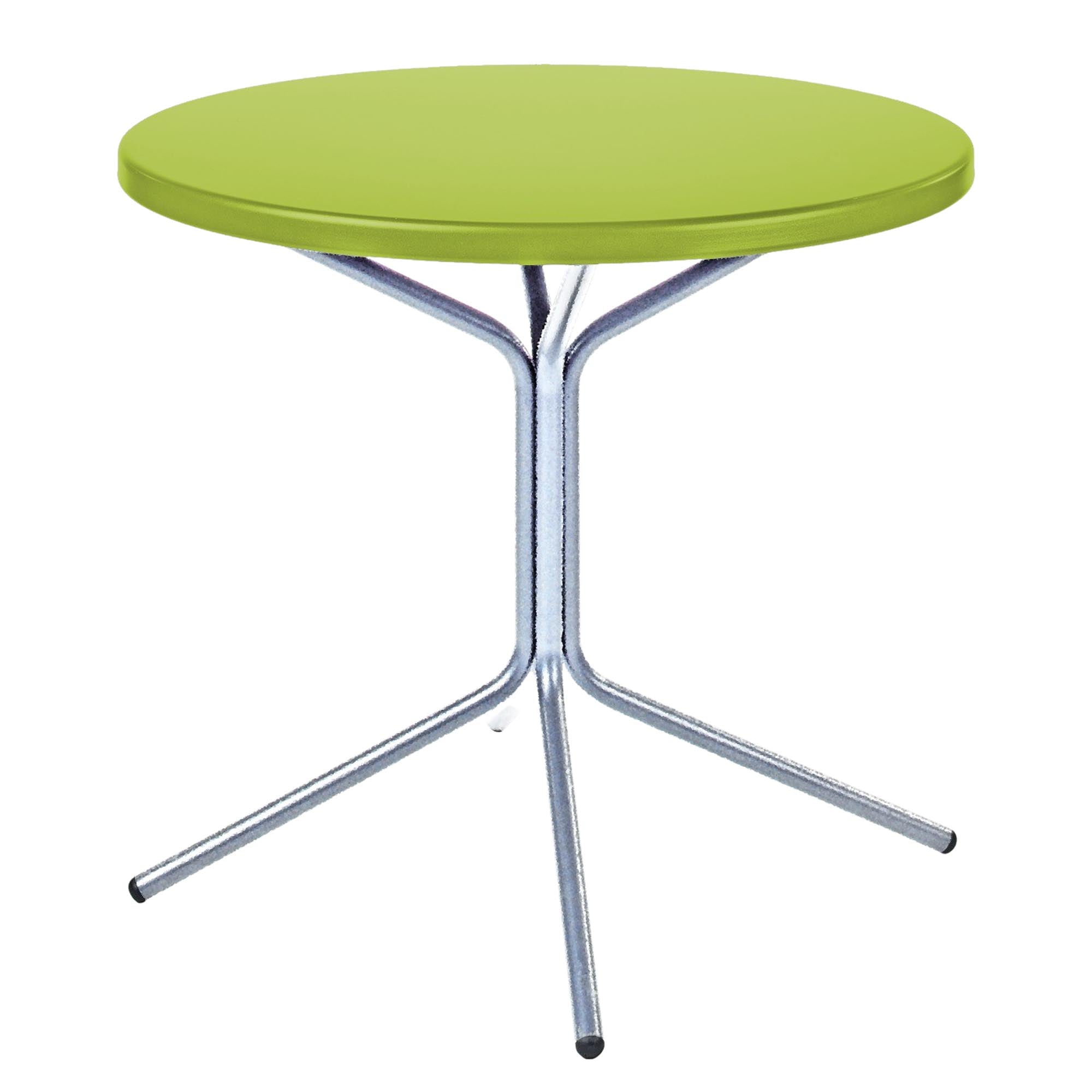PIX Metall-Beistelltisch Outdoor ø54 / 54 in Hellgrün präsentiert im Onlineshop von KAQTU Design AG. Beistelltisch Outdoor ist von Schaffner