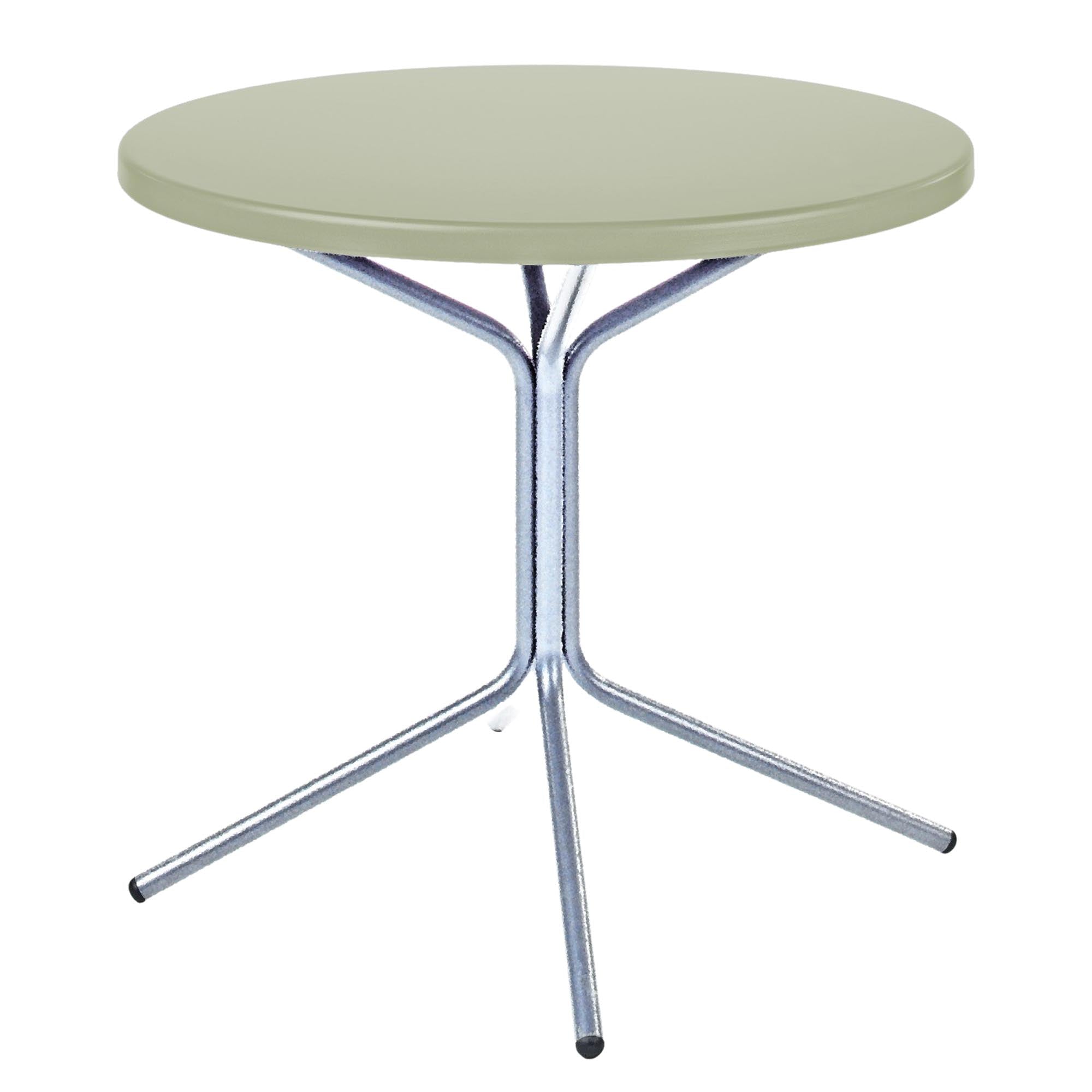 PIX Metall-Beistelltisch Outdoor ø54 / 54 in Pastellgrün präsentiert im Onlineshop von KAQTU Design AG. Beistelltisch Outdoor ist von Schaffner