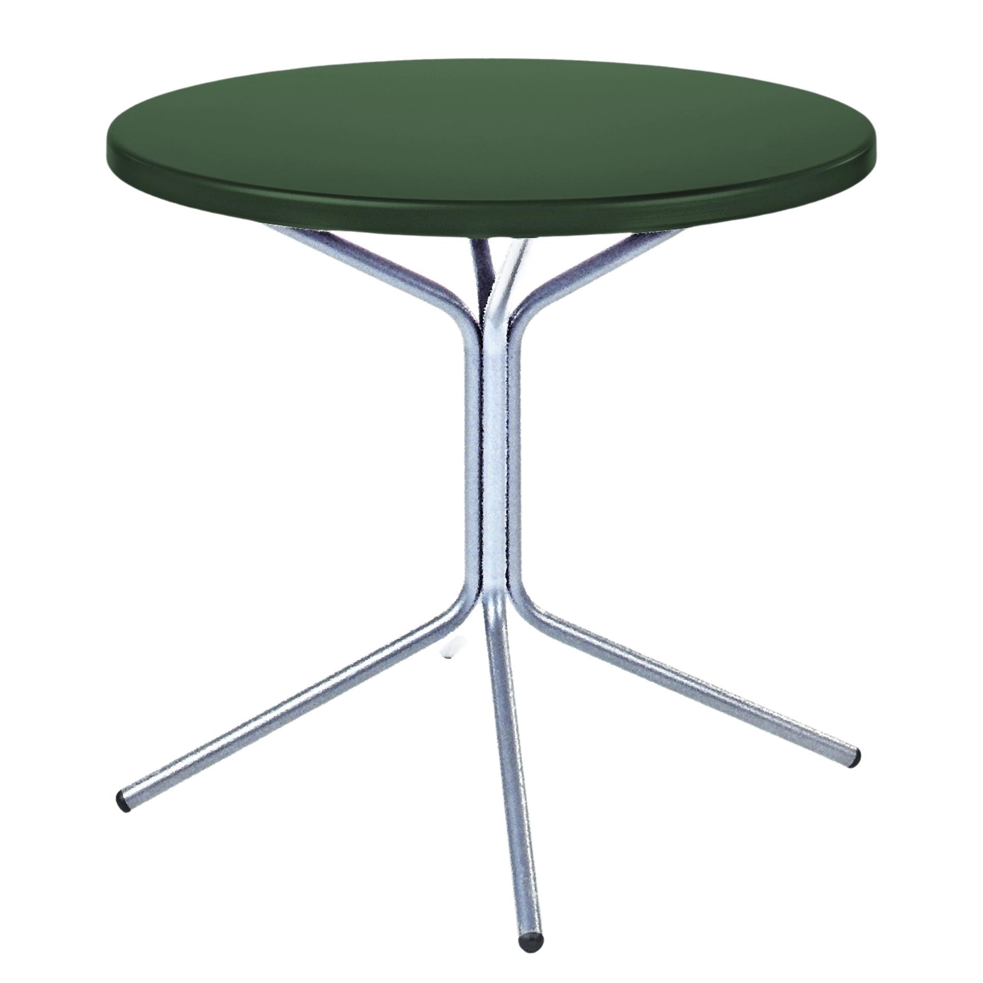 PIX Metall-Beistelltisch Outdoor ø54 / 54 in Tannengrün präsentiert im Onlineshop von KAQTU Design AG. Beistelltisch Outdoor ist von Schaffner