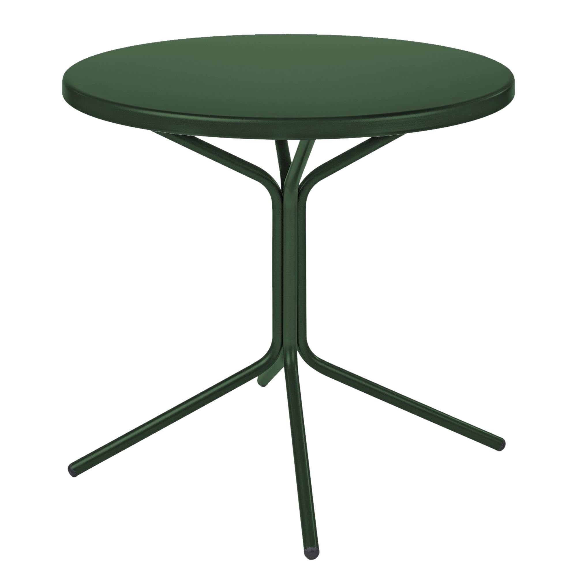 Wetterfester PIX Metall-Beistelltisch ø54cm, leicht montiert, langlebig und vielseitig für Balkon, Terrasse oder Garten. Schweizer Qualität, modernes Design.