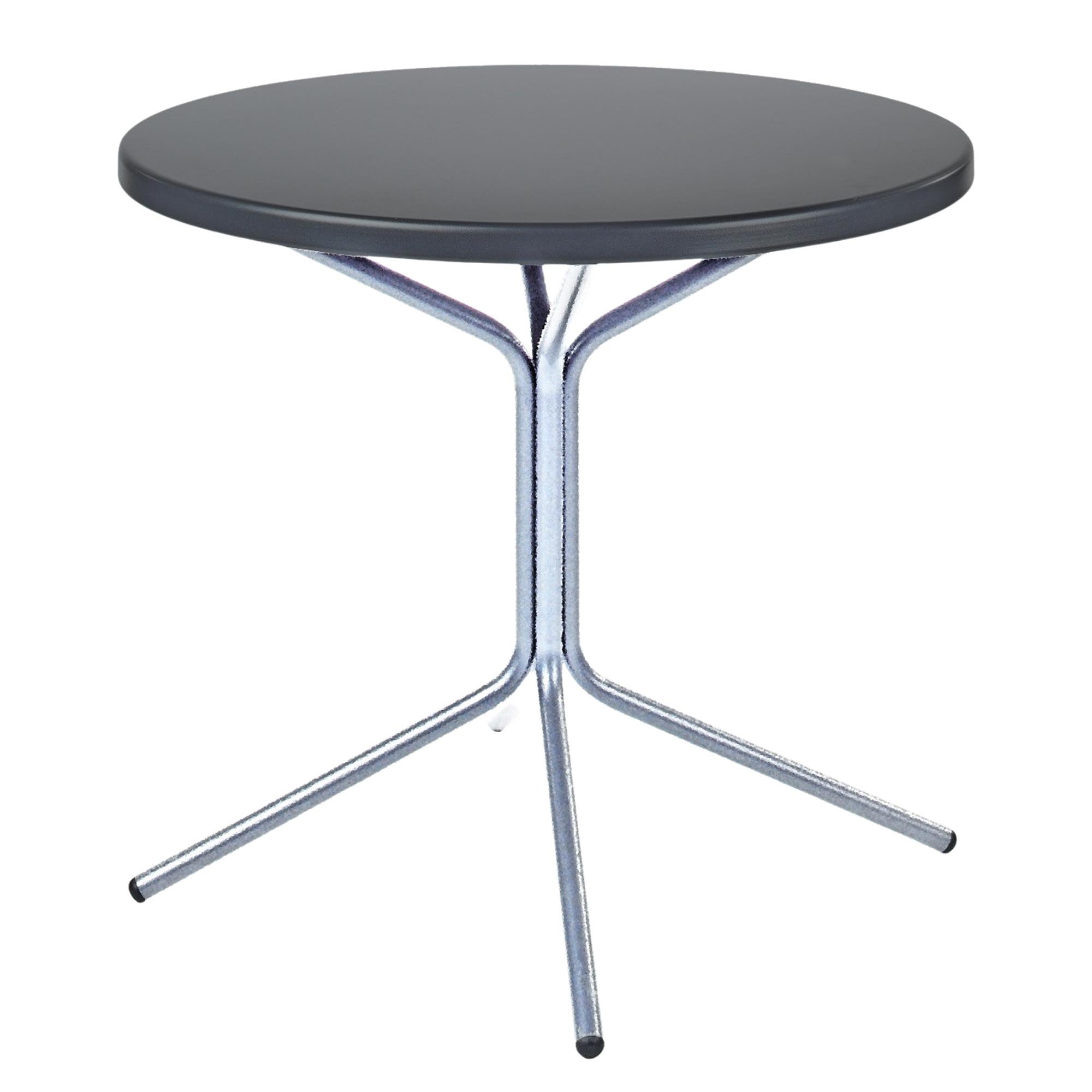 PIX Metall-Beistelltisch Outdoor ø54 / 54 in Graphit präsentiert im Onlineshop von KAQTU Design AG. Beistelltisch Outdoor ist von Schaffner