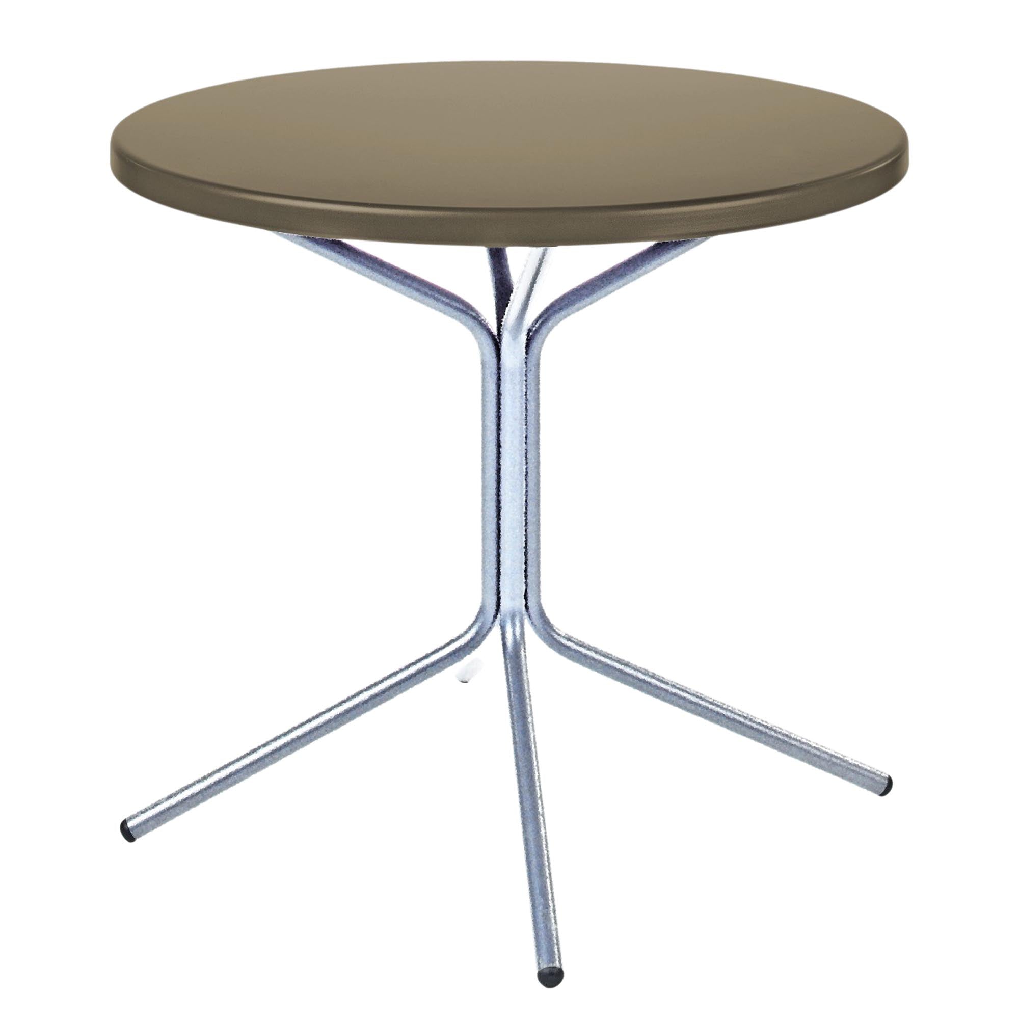 PIX Metall-Beistelltisch Outdoor ø54 / 54 in Champagner präsentiert im Onlineshop von KAQTU Design AG. Beistelltisch Outdoor ist von Schaffner