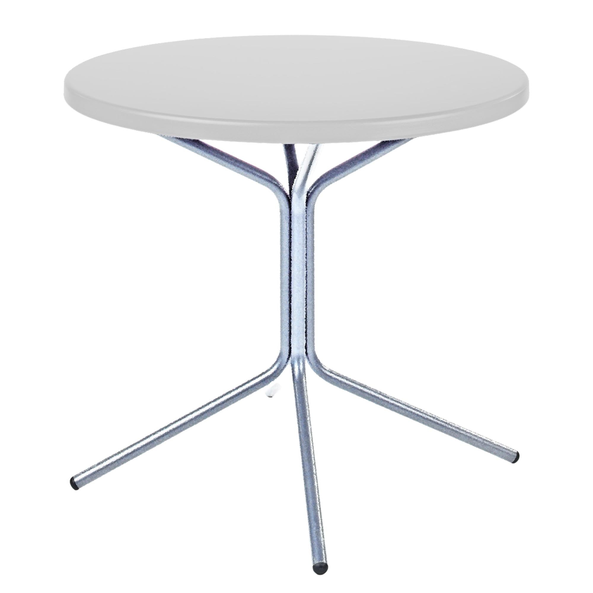 PIX Metall-Beistelltisch Outdoor ø54 / 54 in Weiss präsentiert im Onlineshop von KAQTU Design AG. Beistelltisch Outdoor ist von Schaffner