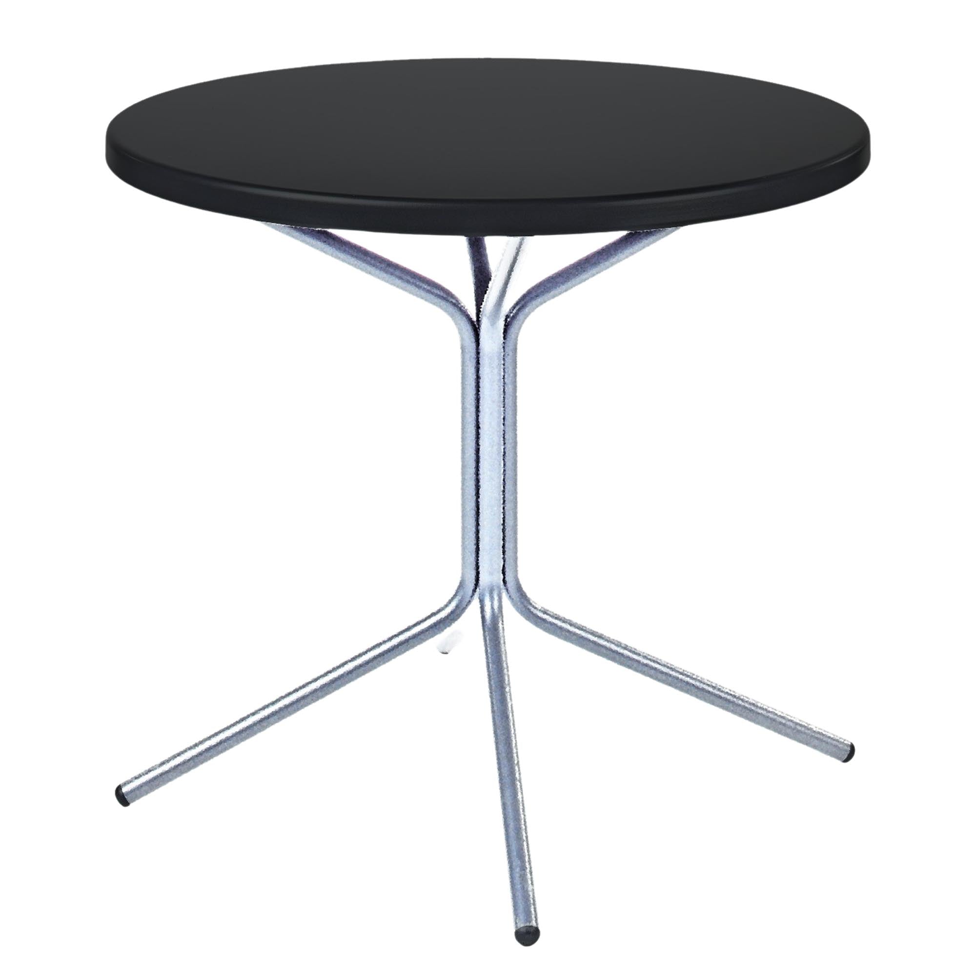PIX Metall-Beistelltisch Outdoor ø54 / 54 in Schwarz präsentiert im Onlineshop von KAQTU Design AG. Beistelltisch Outdoor ist von Schaffner