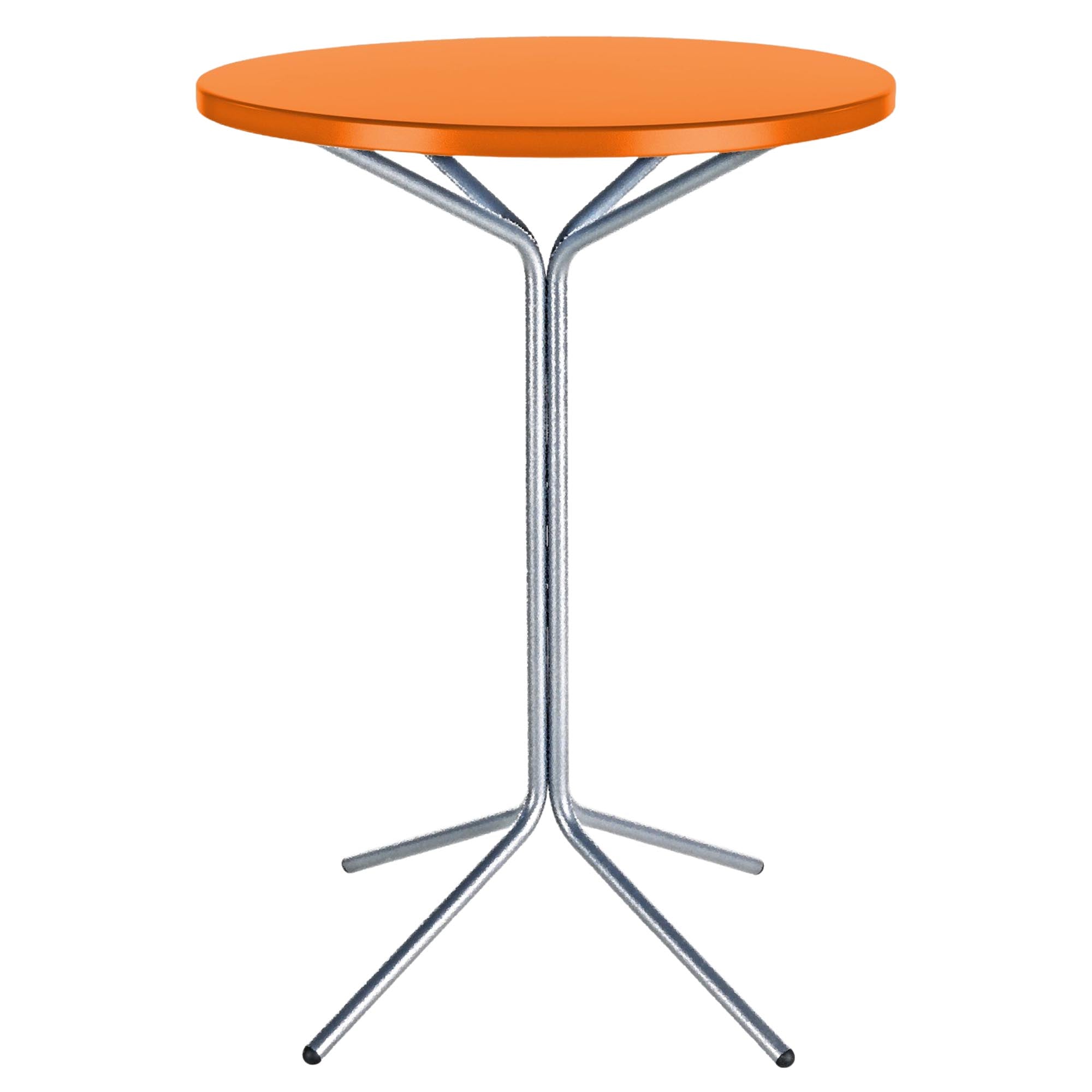 PIX Metall-Stehtisch Outdoor ø60 / 110 in Orange präsentiert im Onlineshop von KAQTU Design AG. Hochtisch Outdoor ist von Schaffner