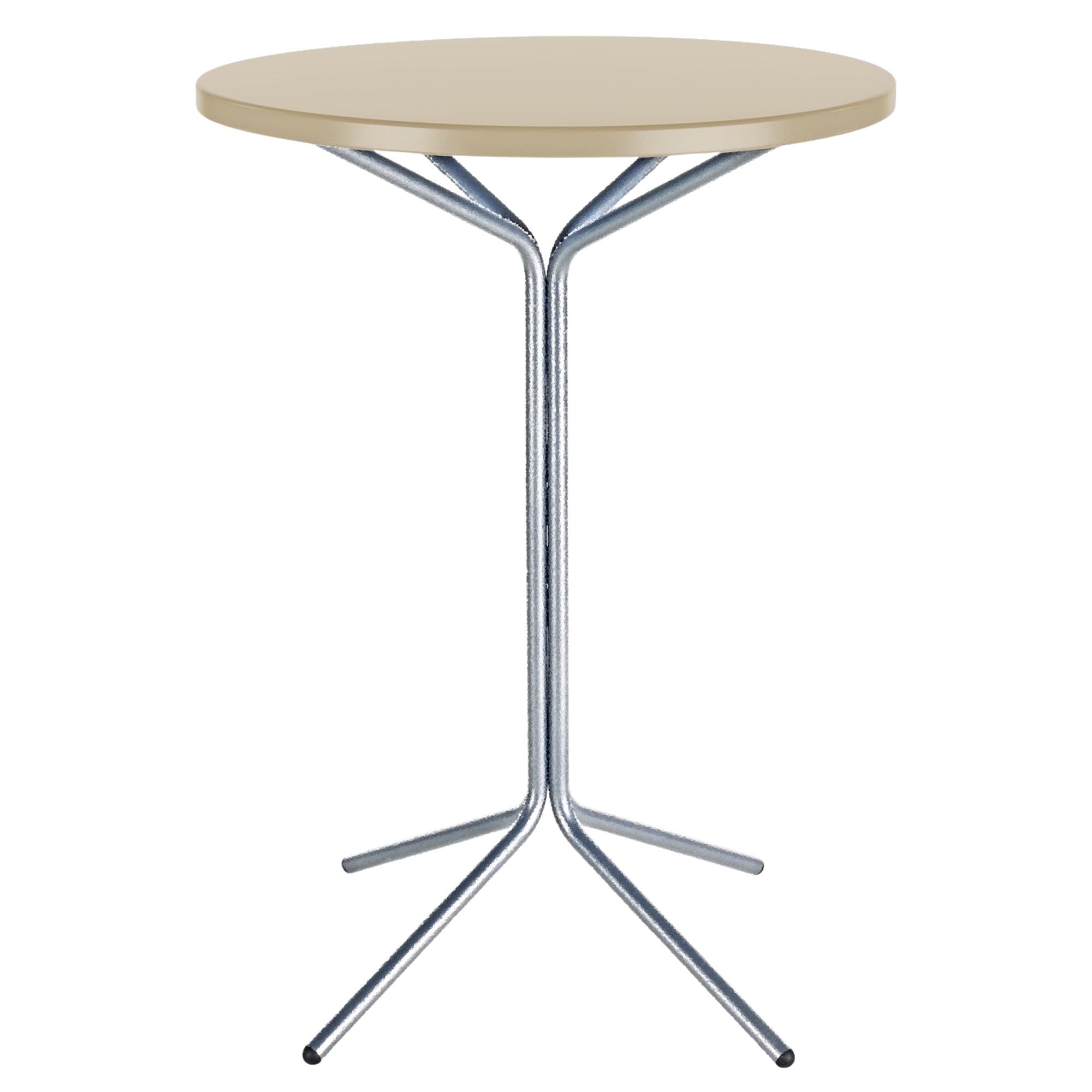 PIX Metall-Stehtisch Outdoor ø60 / 110 in Pastellsand präsentiert im Onlineshop von KAQTU Design AG. Hochtisch Outdoor ist von Schaffner