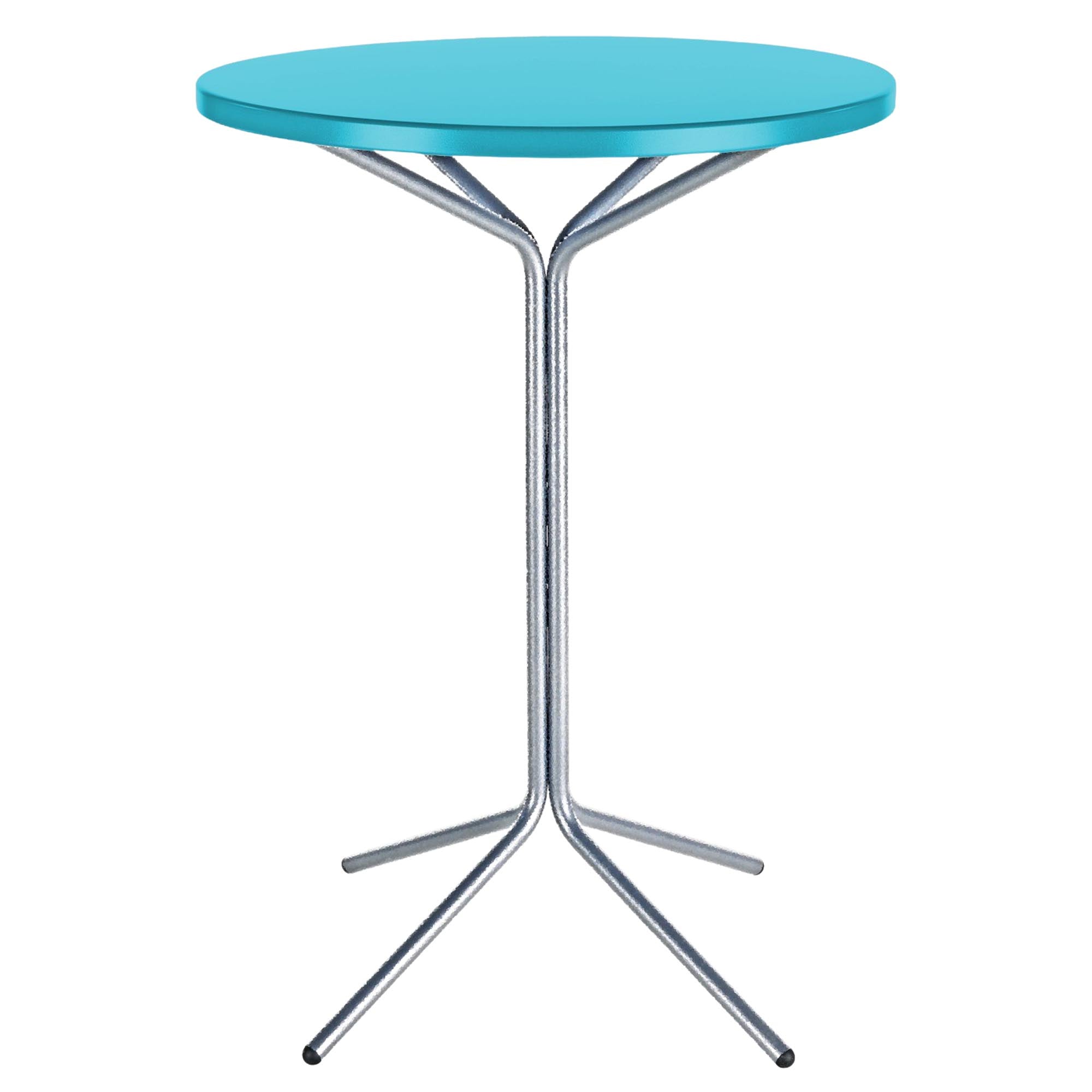 PIX Metall-Stehtisch Outdoor ø60 / 110 in Türkis präsentiert im Onlineshop von KAQTU Design AG. Hochtisch Outdoor ist von Schaffner