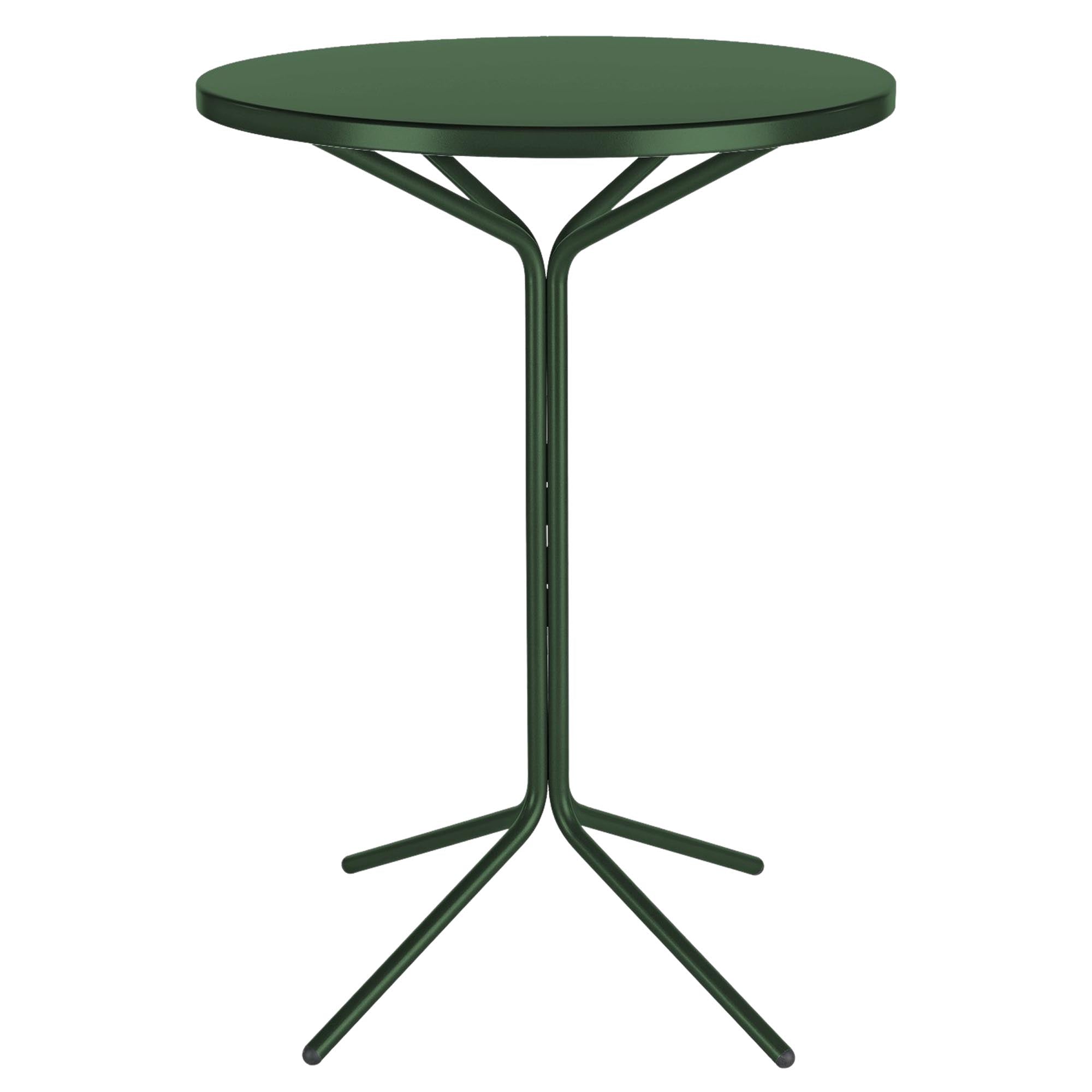 PIX Metall-Stehtisch Outdoor ø60 / 110 in Tannengrün präsentiert im Onlineshop von KAQTU Design AG. Hochtisch Outdoor ist von Schaffner