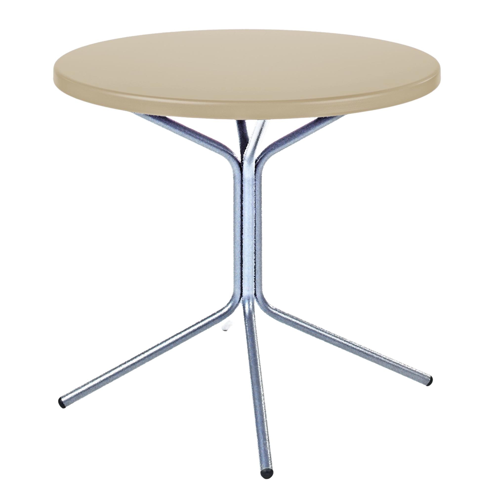 PIX Metall-Gartentisch ø80 / 72 in Pastellsand präsentiert im Onlineshop von KAQTU Design AG. Gartentisch ist von Schaffner