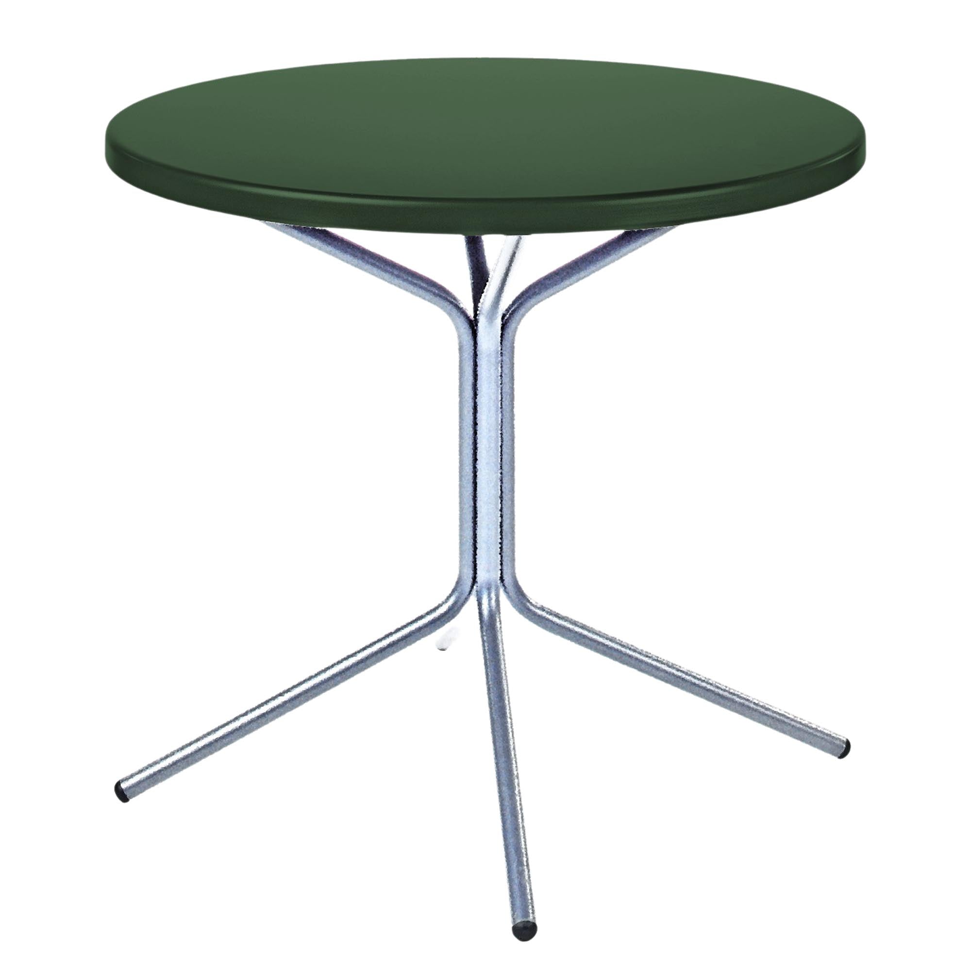 PIX Metall-Gartentisch ø80 / 72 in Tannengrün präsentiert im Onlineshop von KAQTU Design AG. Gartentisch ist von Schaffner