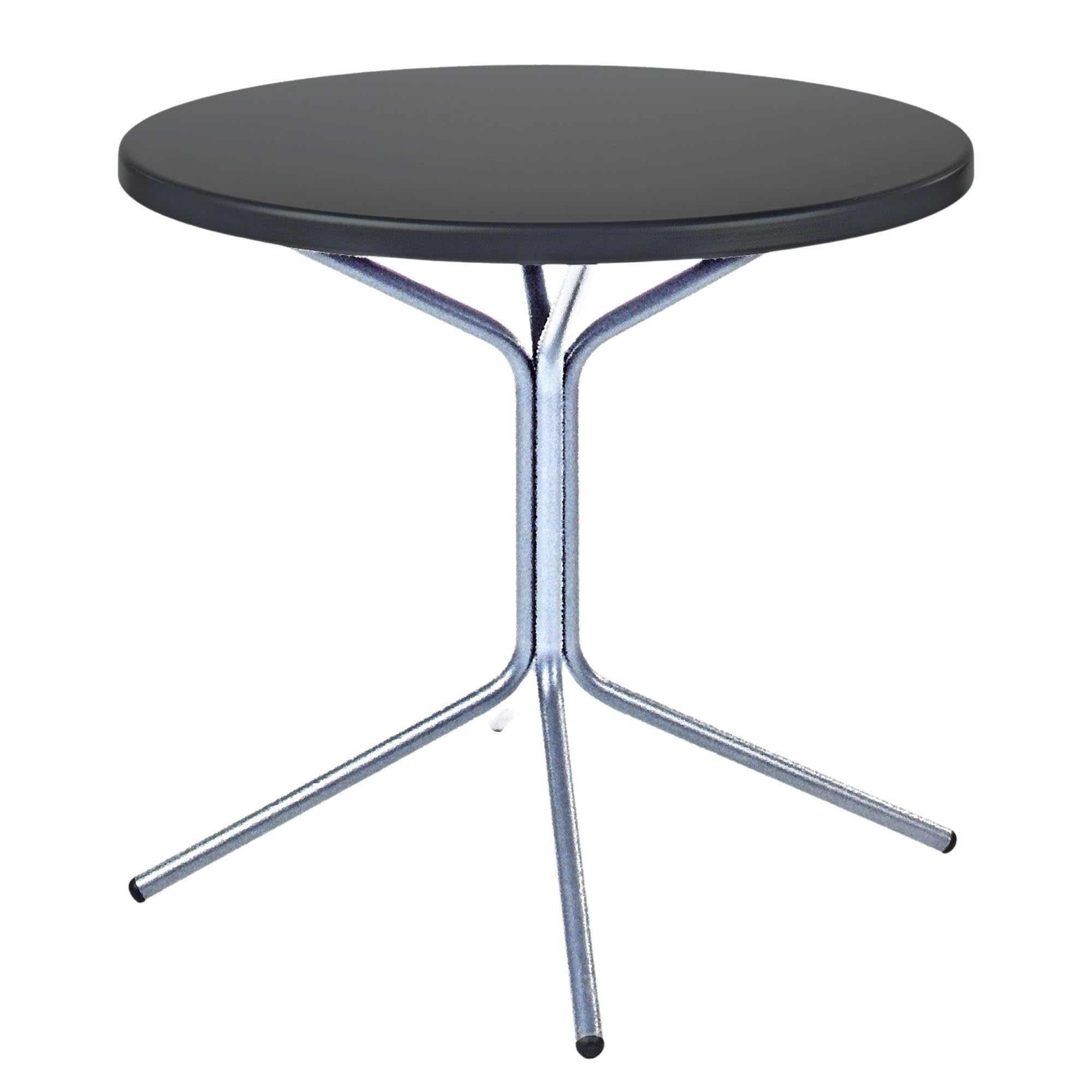 PIX Metall-Gartentisch ø80 / 72 in Anthrazit präsentiert im Onlineshop von KAQTU Design AG. Gartentisch ist von Schaffner
