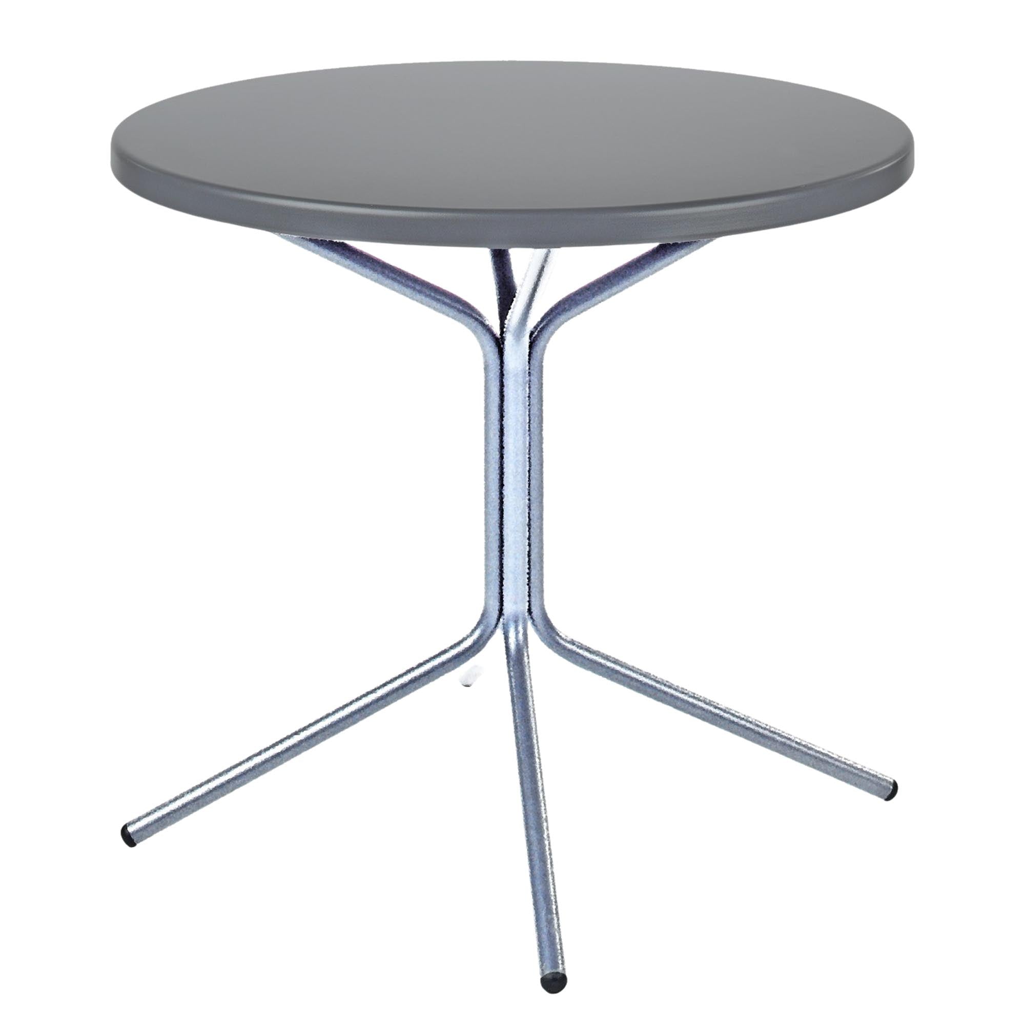 PIX Metall-Gartentisch ø80 / 72 in Alusilber präsentiert im Onlineshop von KAQTU Design AG. Gartentisch ist von Schaffner