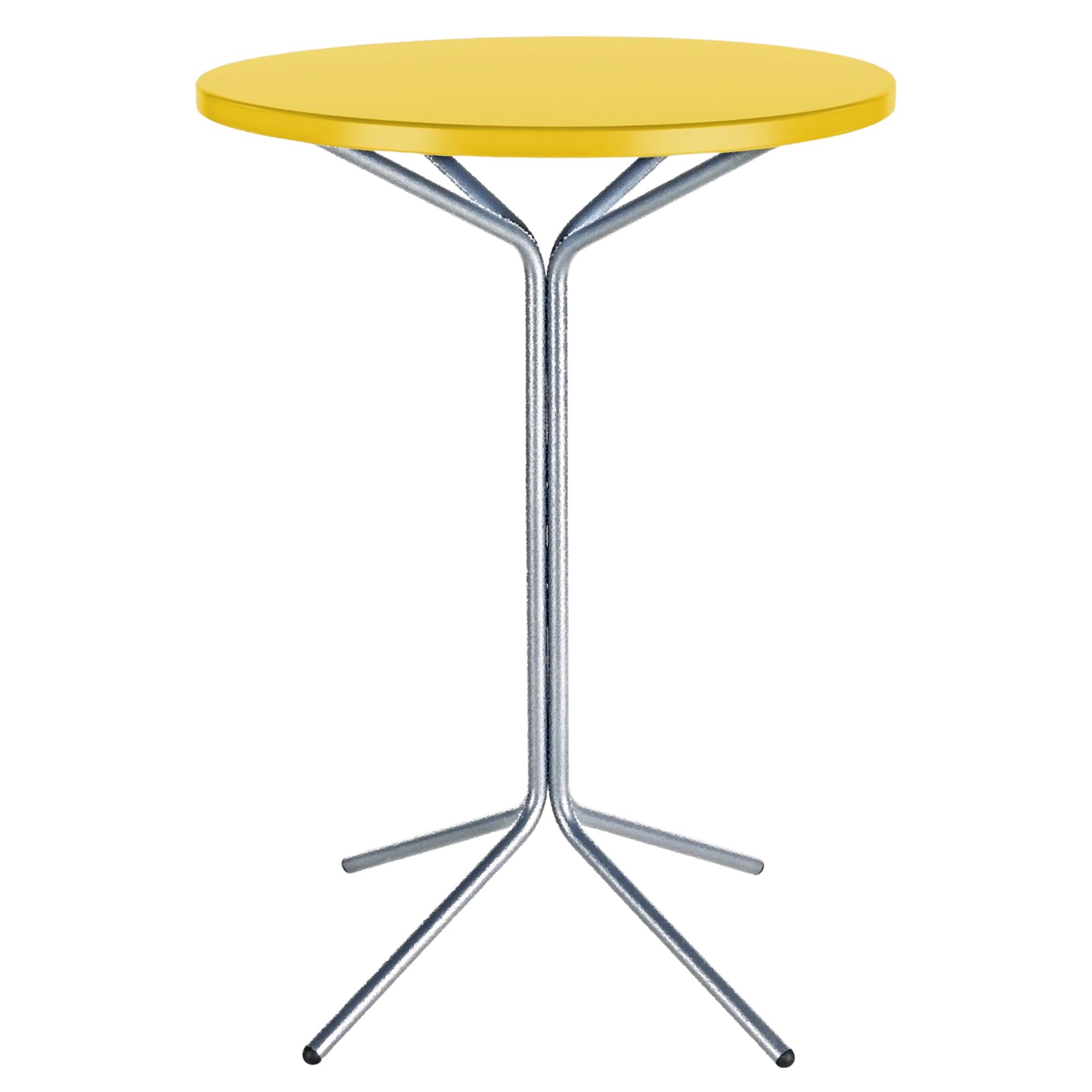 PIX Metall-Stehtisch Outdoor ø80 / 110 in Gelb präsentiert im Onlineshop von KAQTU Design AG. Hochtisch Outdoor ist von Schaffner