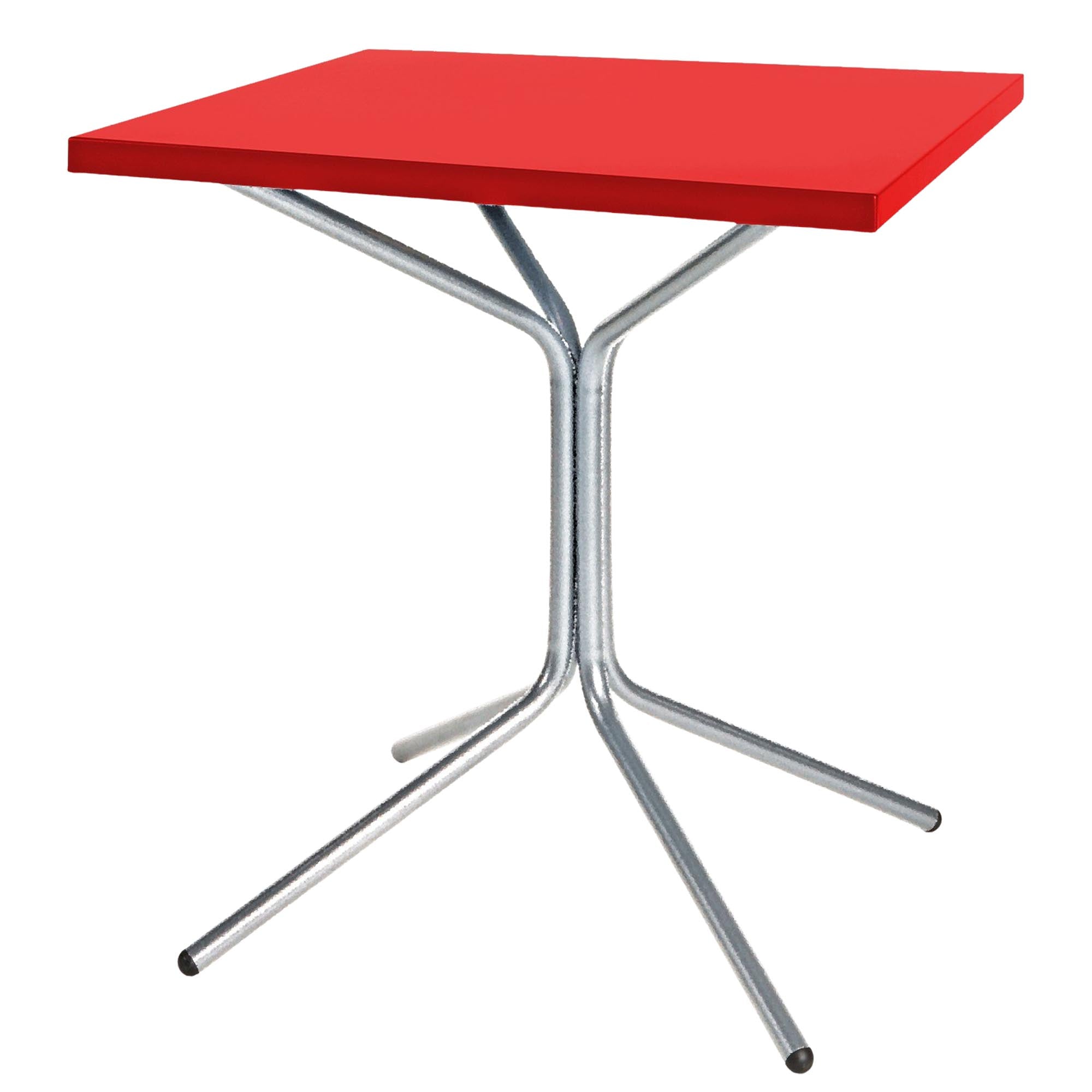PIX Metall-Gartentisch 70x70 / 72 in Rot präsentiert im Onlineshop von KAQTU Design AG. Gartentisch ist von Schaffner