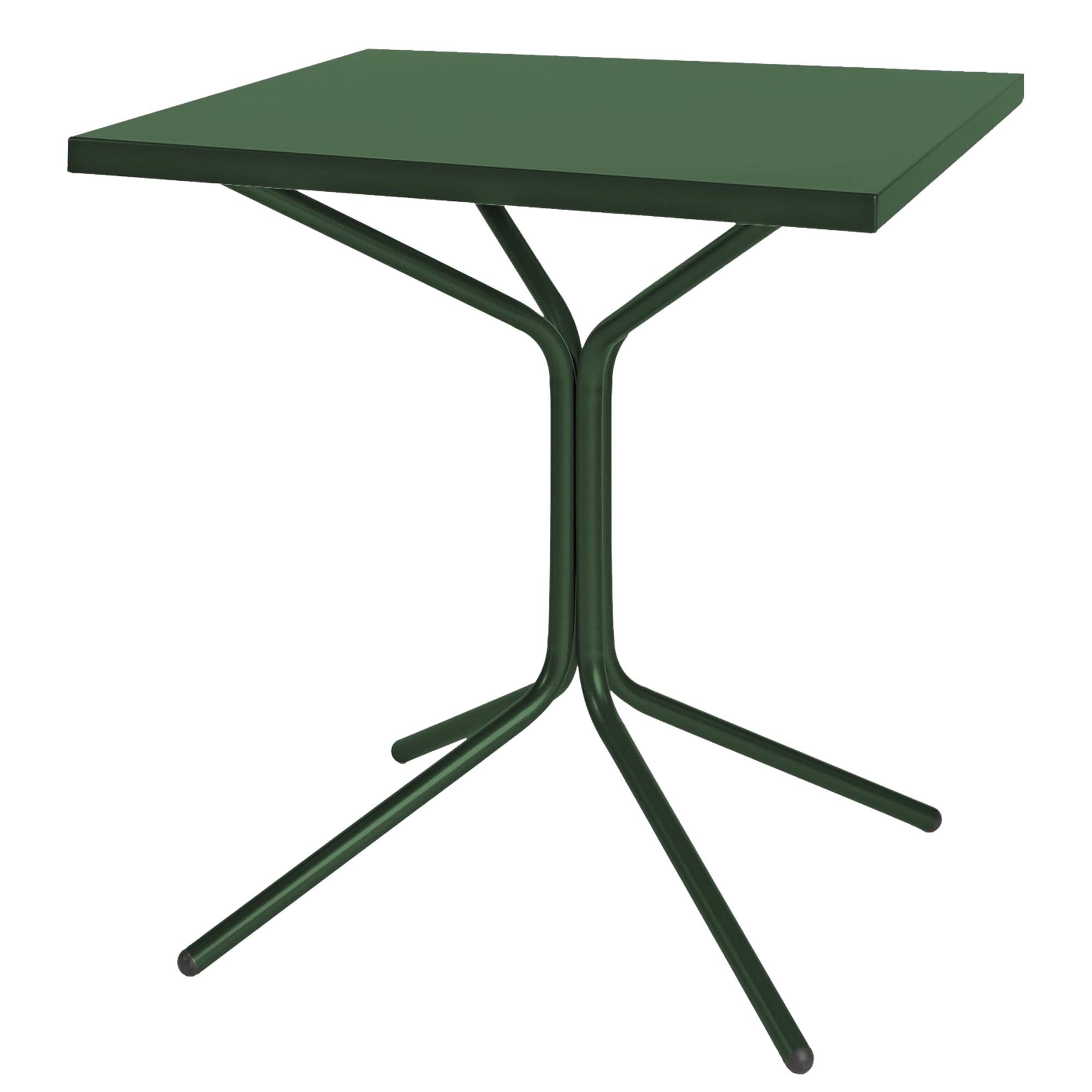 PIX Metall-Gartentisch 70x70 / 72 in Tannengrün präsentiert im Onlineshop von KAQTU Design AG. Gartentisch ist von Schaffner