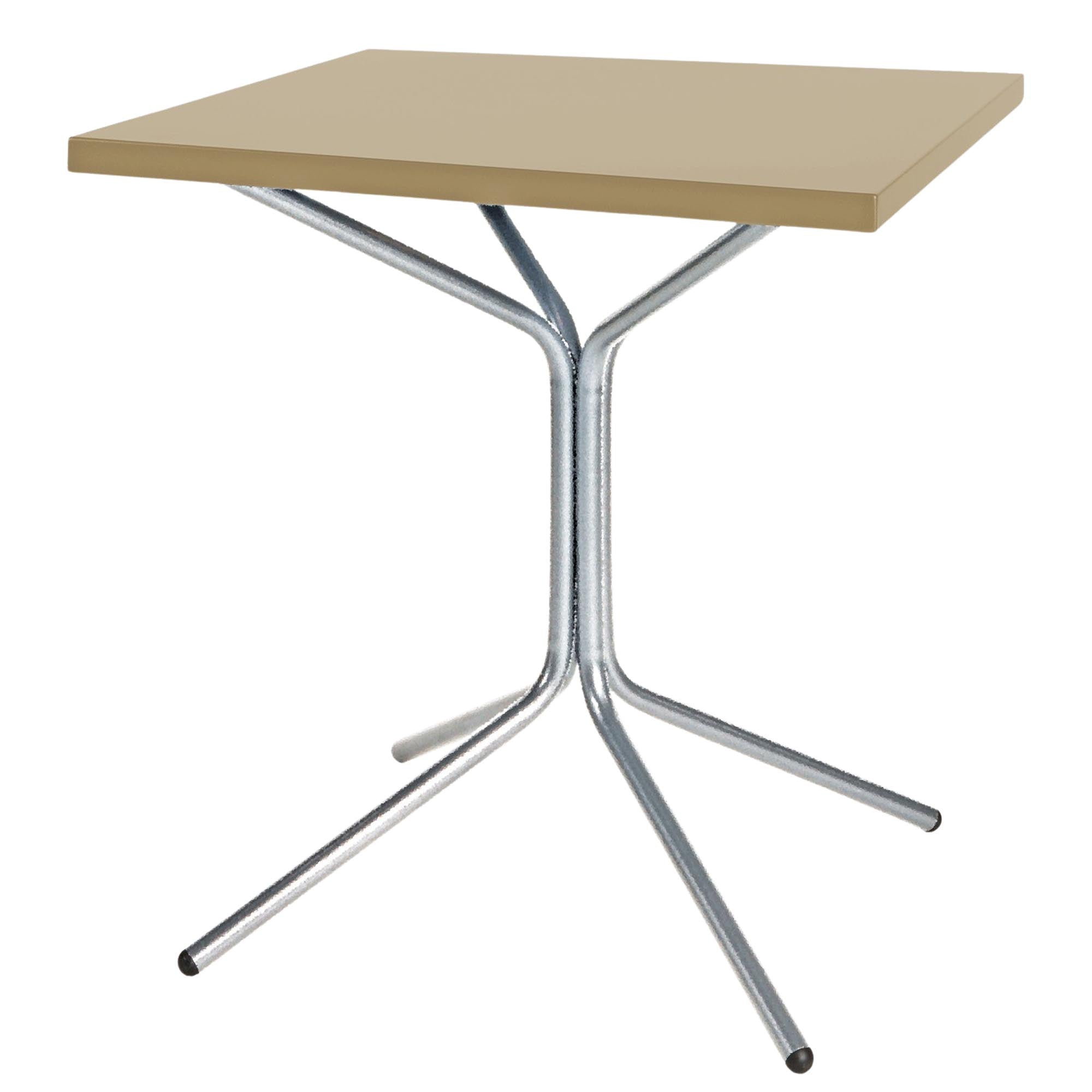 Eleganter PIX Metall-Gartentisch 70x70/72 von Schaffner, perfekt für entspannte Stunden im Freien, kombiniert zeitgemäßes Design mit Langlebigkeit.