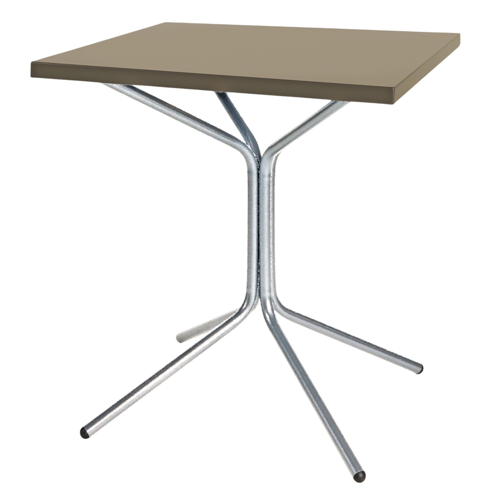 PIX Metall-Gartentisch 70x70 / 72 in Champagner präsentiert im Onlineshop von KAQTU Design AG. Gartentisch ist von Schaffner