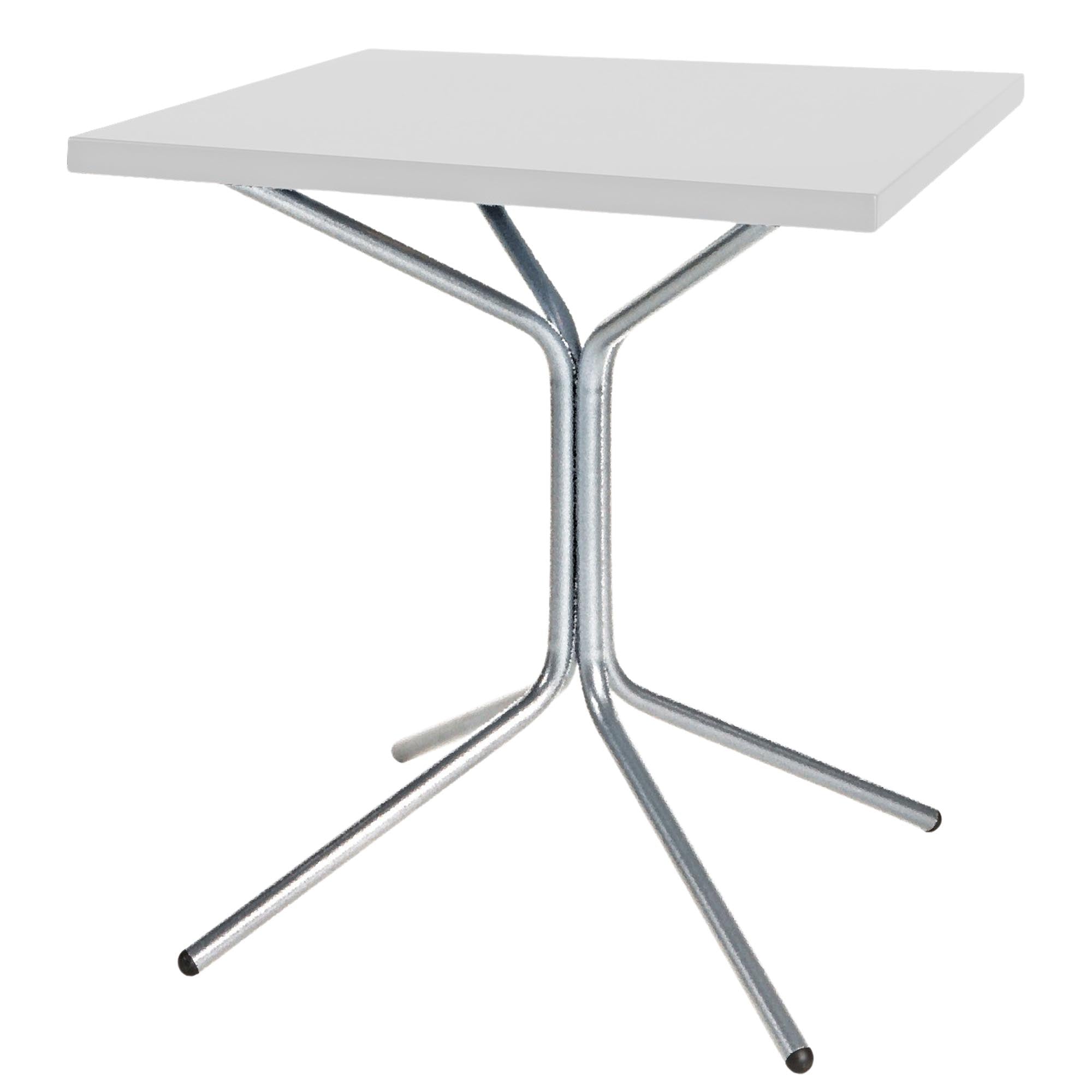 PIX Metall-Gartentisch 70x70 / 72 in Weiss präsentiert im Onlineshop von KAQTU Design AG. Gartentisch ist von Schaffner