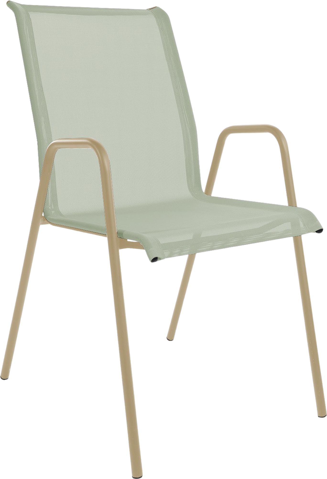 Schaffner Locarno Textil-Gartenstuhl mit Armlehne: wetterfest, bequem, langlebig, in vielen Farben, perfekt für stilvolle und nachhaltige Outdoor-Momente.