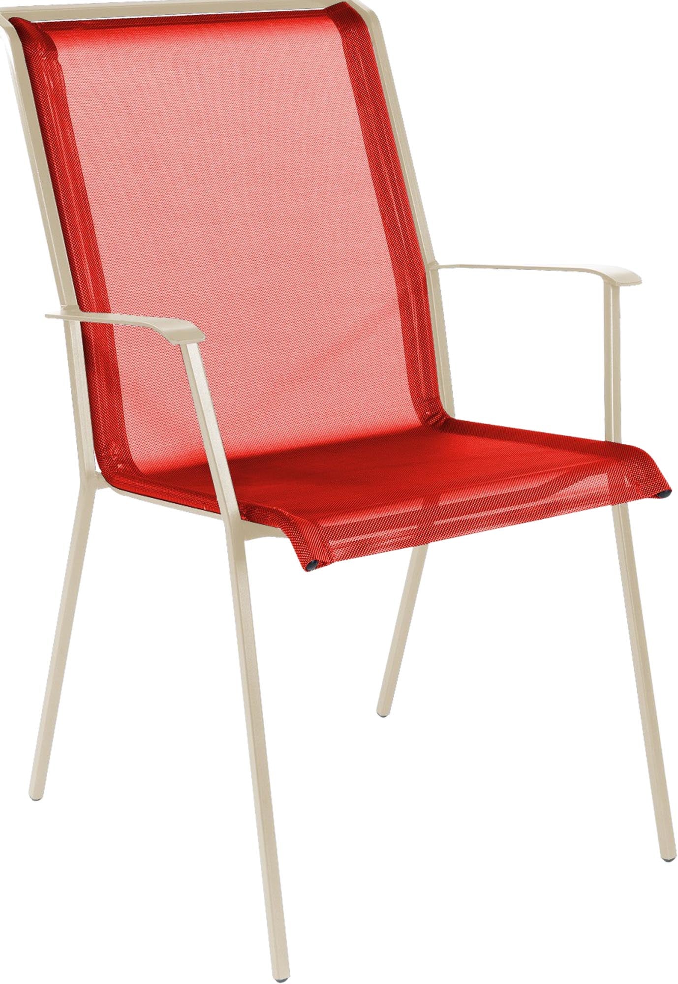 Stilvoller Matten-Sessel "Chur" von Schaffner: Komfort und modernes Design für Garten und Balkon. Stapelbar und wetterfest für entspannte Stunden.