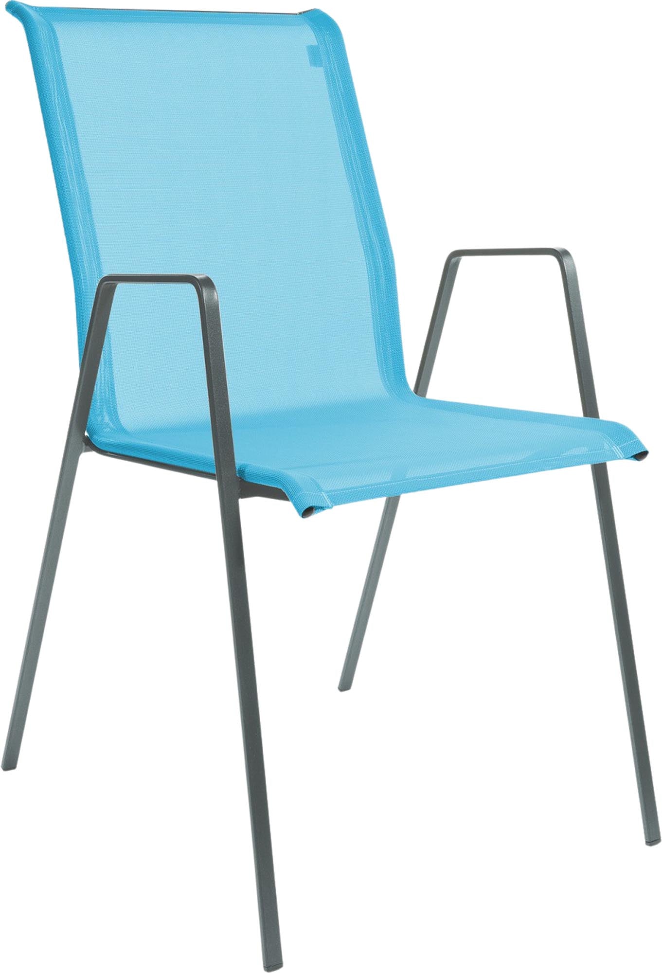 Entdecken Sie den Matten-Sessel Luzern von Schaffner: Eleganter Outdoor-Stuhl mit strapazierfähigem Batyline-Stoff und stabiler Konstruktion für entspanntes Sitzen.