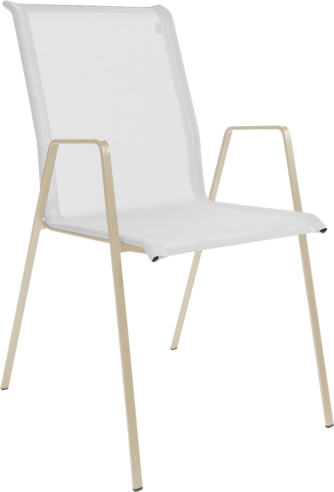 Genießen Sie den Matten-Sessel Luzern von Schaffner – die perfekte Kombination aus modernem Design und gemütlichem Sitzkomfort für Ihre Terrasse.