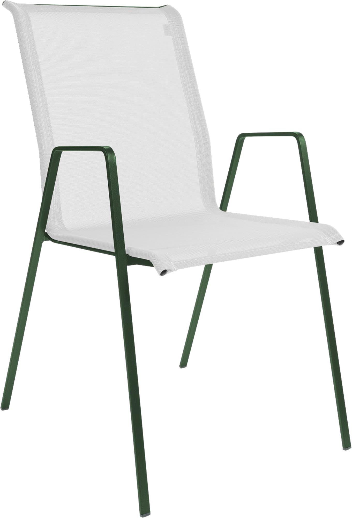 Entdecken Sie den langlebigen Luzern Textil-Gartenstuhl mit Armlehne von Schaffner – wetterfest, bequem und stilvoll für Ihren Außenbereich.