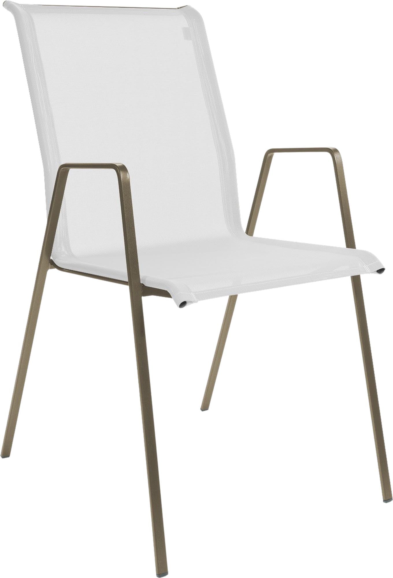 Entdecken Sie den langlebigen Luzern Textil-Gartenstuhl mit Armlehne von Schaffner – stilvoll, wetterfest und bequem für Ihren Außenbereich.