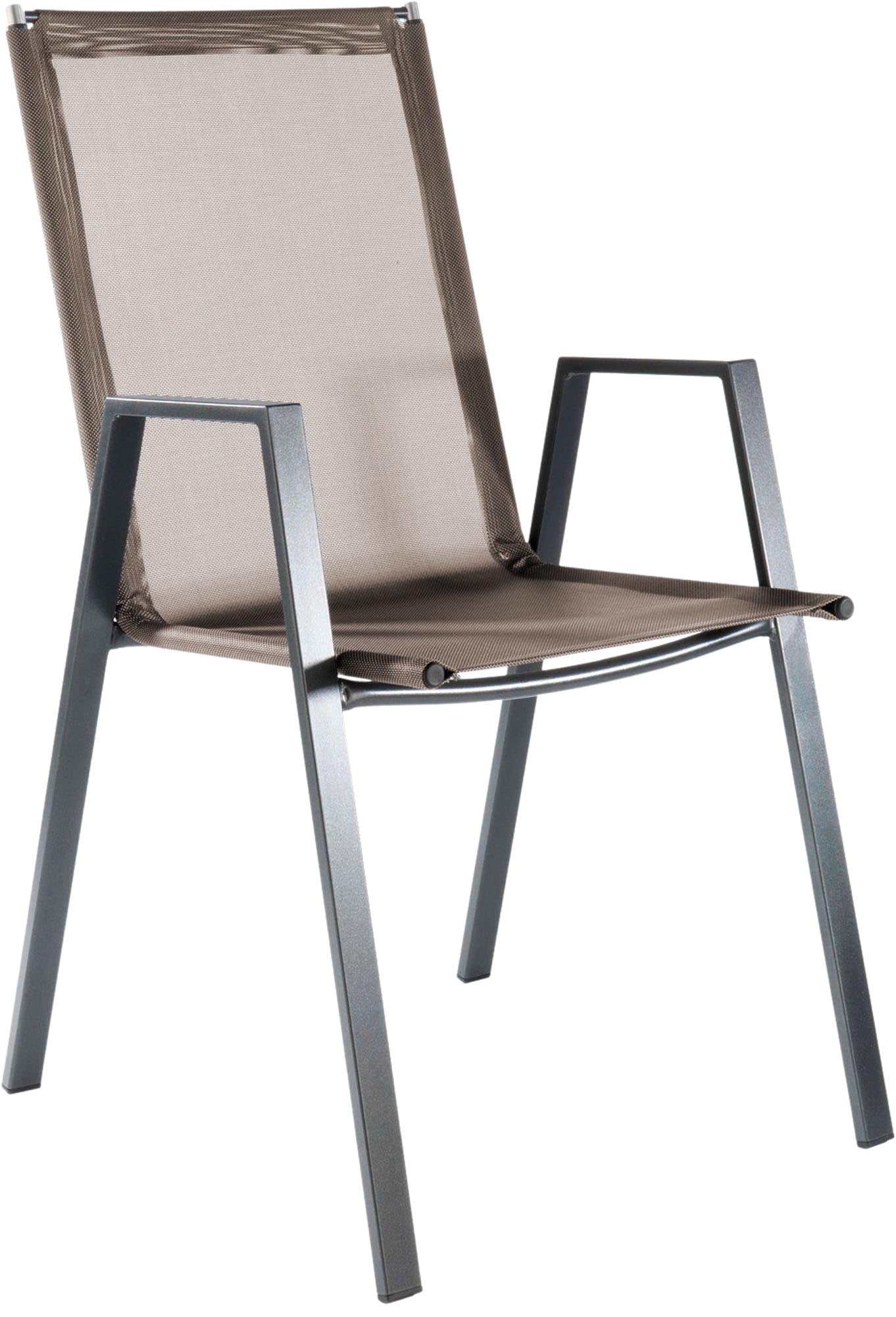 Matten-Sessel Basel: Robuster Komfort für stilvolle Aussenbereiche.