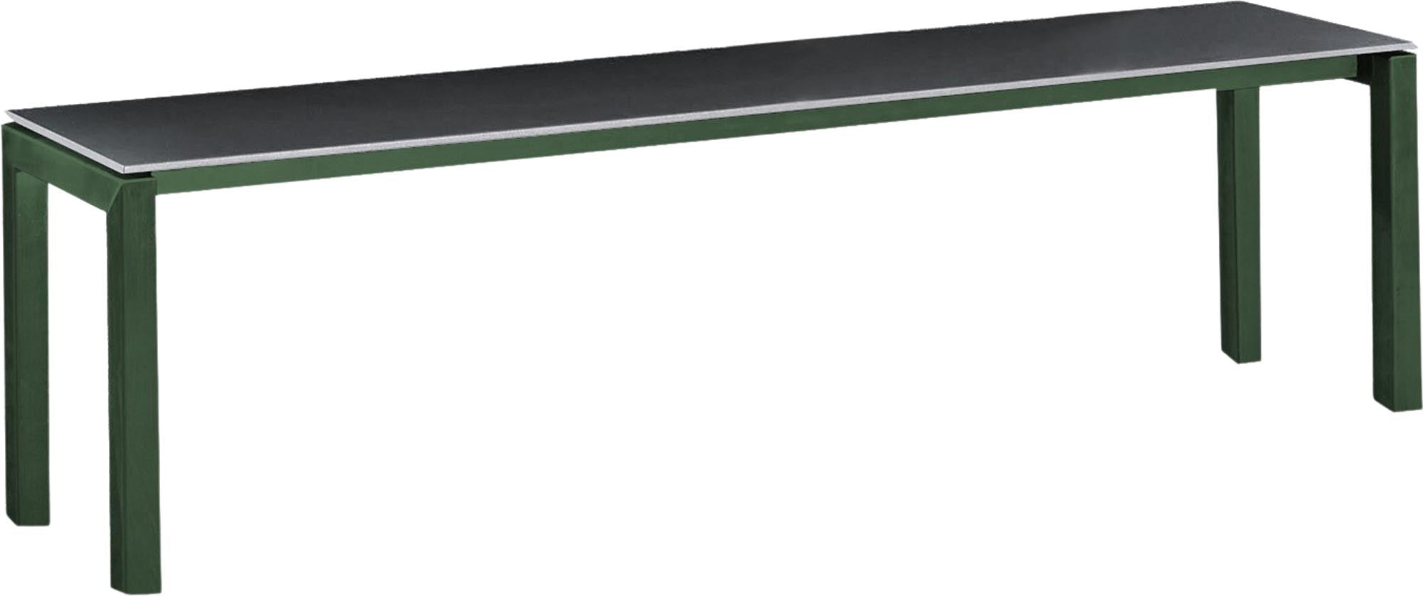 Luzern Glasfaser-Gartenbank Decor 160x32 in Anthrazit präsentiert im Onlineshop von KAQTU Design AG. Gartenbank ist von Schaffner