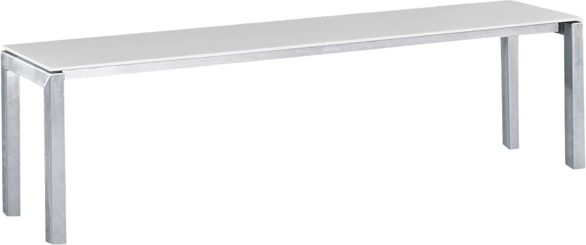 Stilvolle Fiberglasbank Luzern von Schaffner für jeden Aussenbereich.