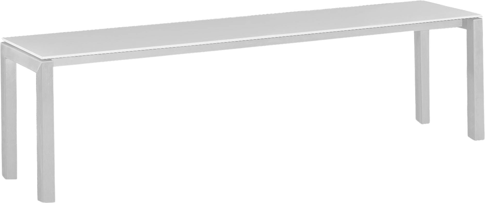 Entdecken Sie die elegante Luzern Glasfaser-Gartenbank 160x32 cm, wetterbeständig, robust und ideal für Garten, Terrasse oder Eingangsbereich.