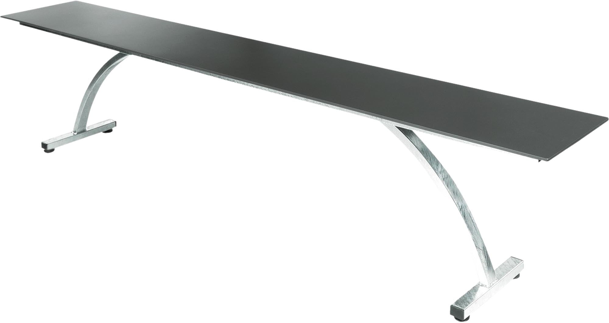 Bernardino Gartenbank aus Glasfasern 220x32 in Graphit präsentiert im Onlineshop von KAQTU Design AG. Gartenbank ist von Schaffner