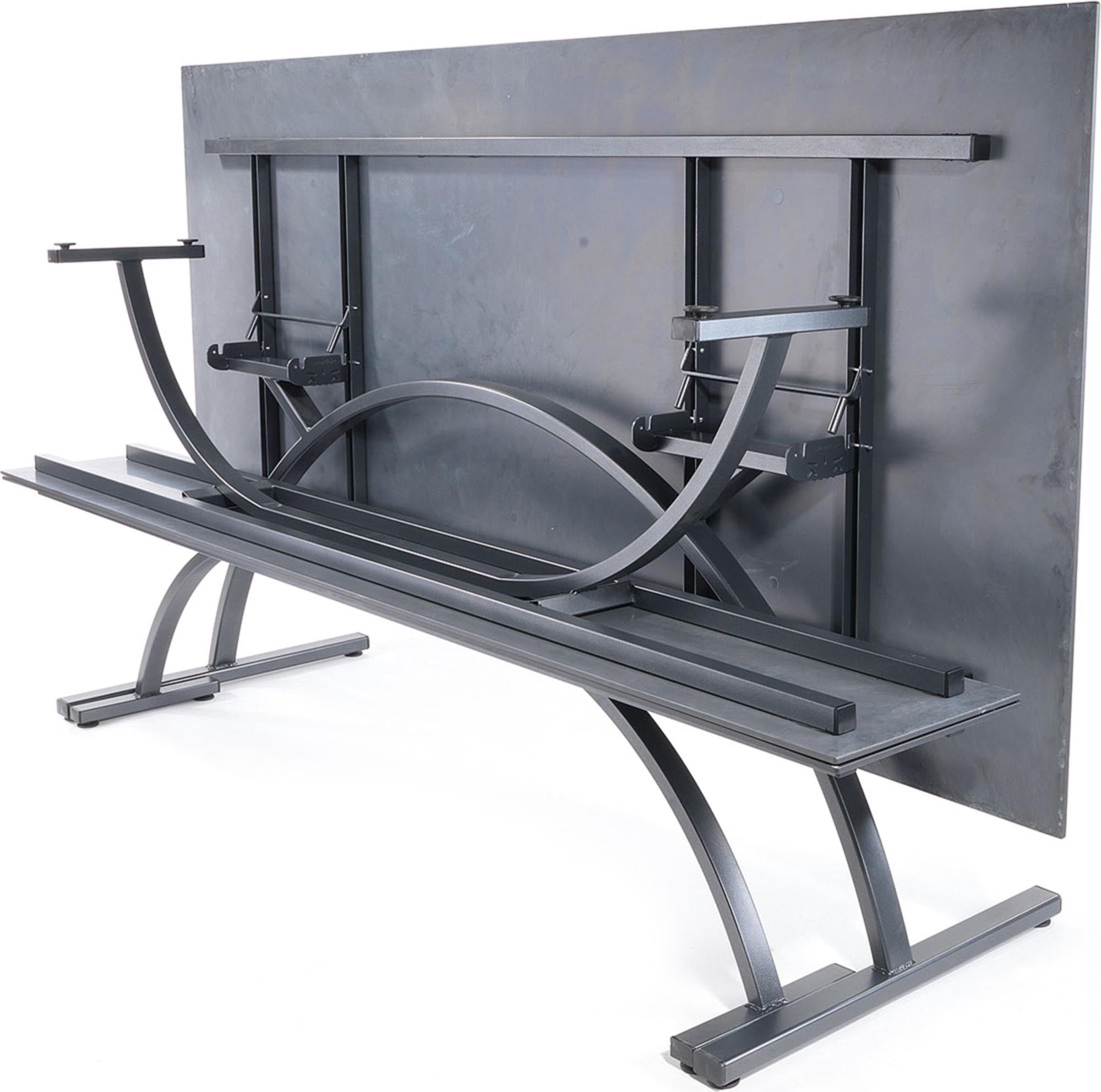 Bernardino Gartenbank aus Glasfasern 220x32 in Graphit präsentiert im Onlineshop von KAQTU Design AG. Gartenbank ist von Schaffner