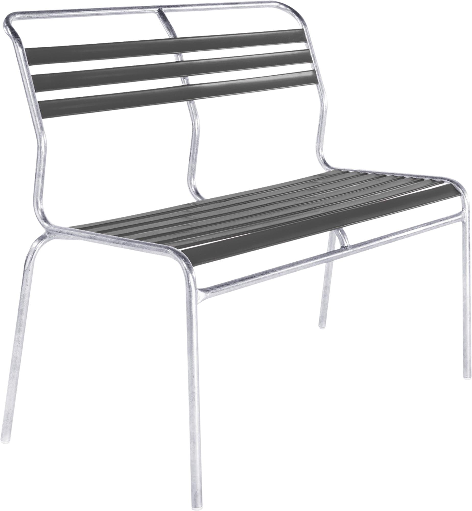 Elegante 2er Gartenbank ohne Armlehne von Schaffner, wetterfest, langlebig und stilvoll – ideal für Terrasse, Balkon oder Garten im modernen Design.