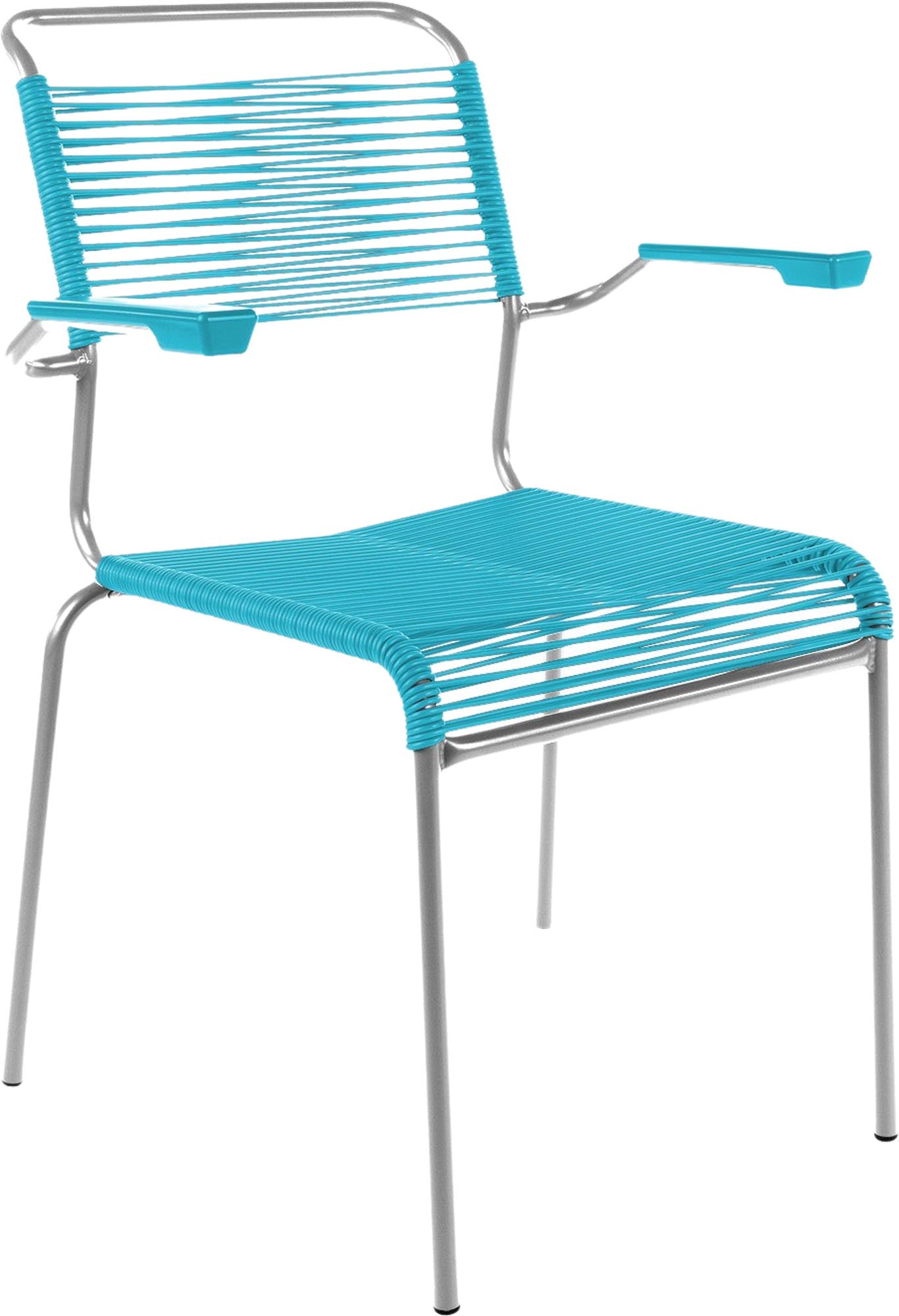 Säntis Stuhl: Stilvoller Outdoor-Komfort mit Armlehnen von Schaffner.