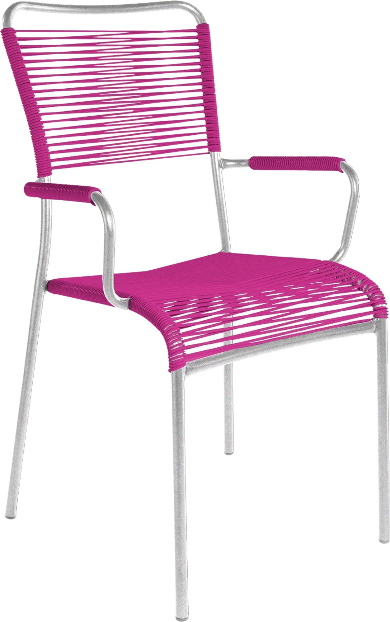 Der Spaghettistuhl Mendrisio von Schaffner vereint Komfort und Stil mit seinen praktischen Armlehnen – perfekt für jedes moderne Zuhause.