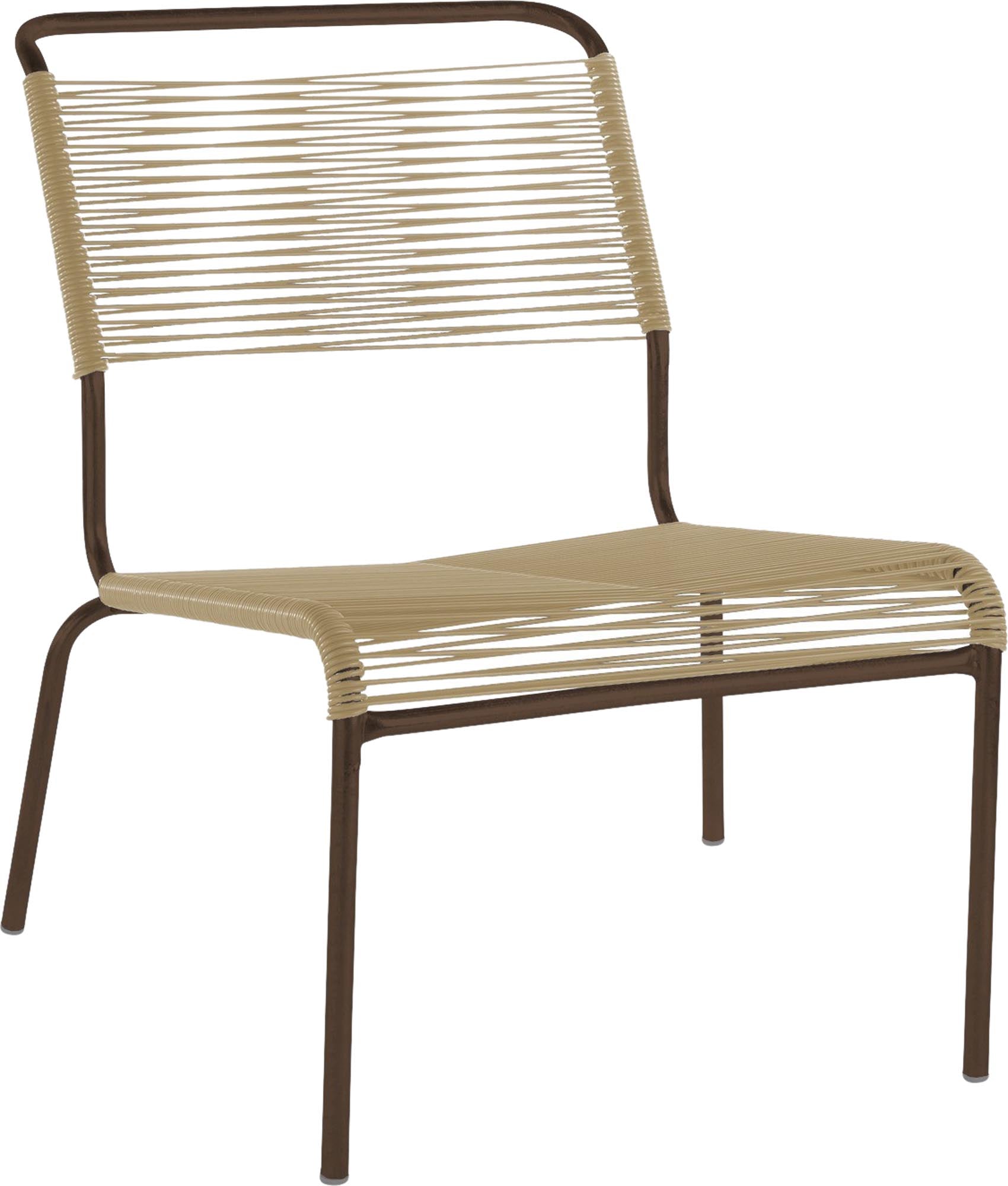 Säntis Lounger Spaghetti: Eleganter Liegestuhl für Terrasse & Balkon.