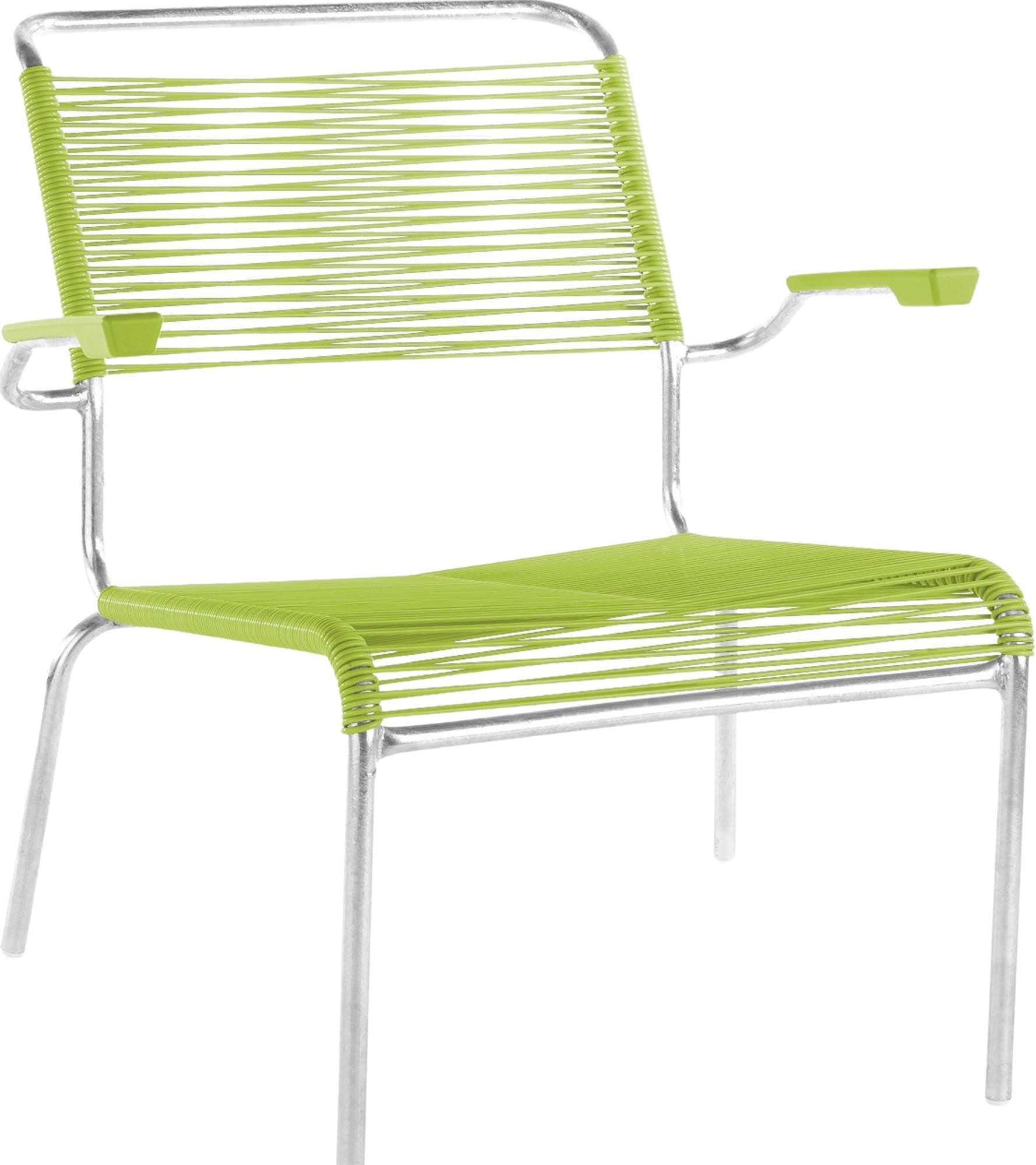 Entspannen Sie stilvoll mit dem Säntis Lounger Spaghetti von Schaffner – ergonomisch, elegant und mit praktischen Armlehnen für maximalen Komfort.