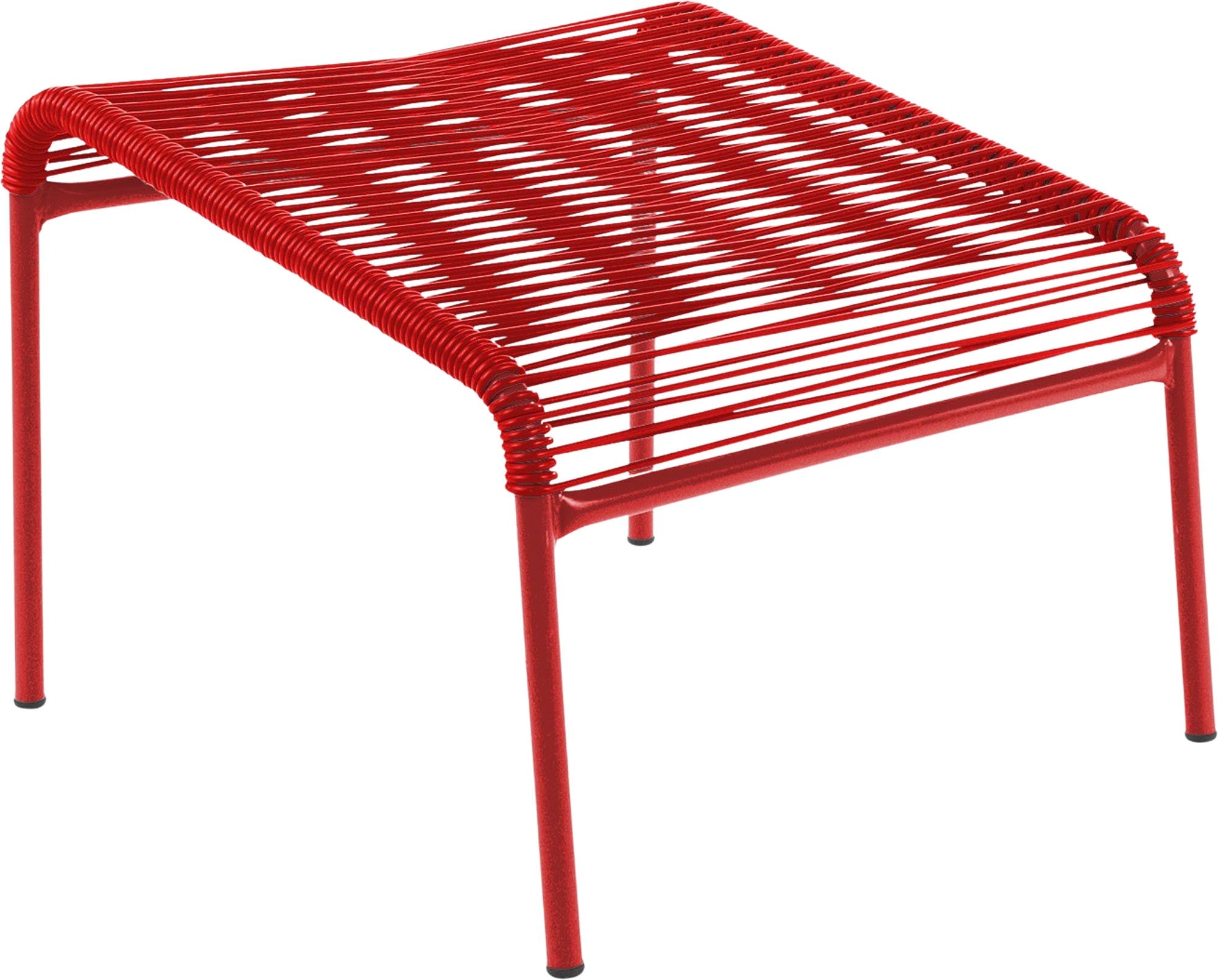 Hocker Lounger Spaghetti von Schaffner: Stilvolles Design trifft auf robuste Wetterfestigkeit. Ideal für Garten und Balkon!