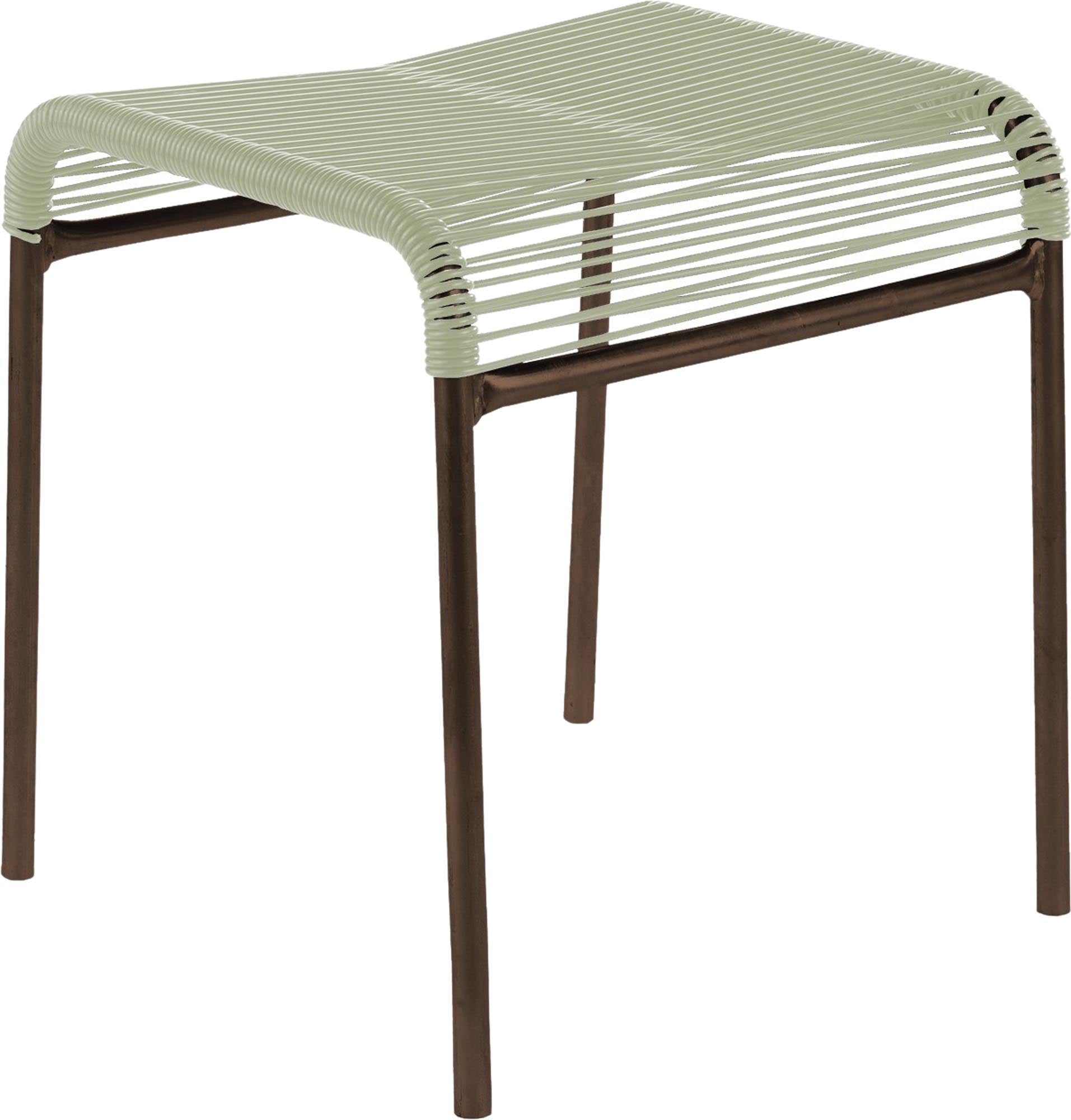 Säntis Spaghetti Hocker hoch: Robuste Eleganz für Terrasse und Balkon.