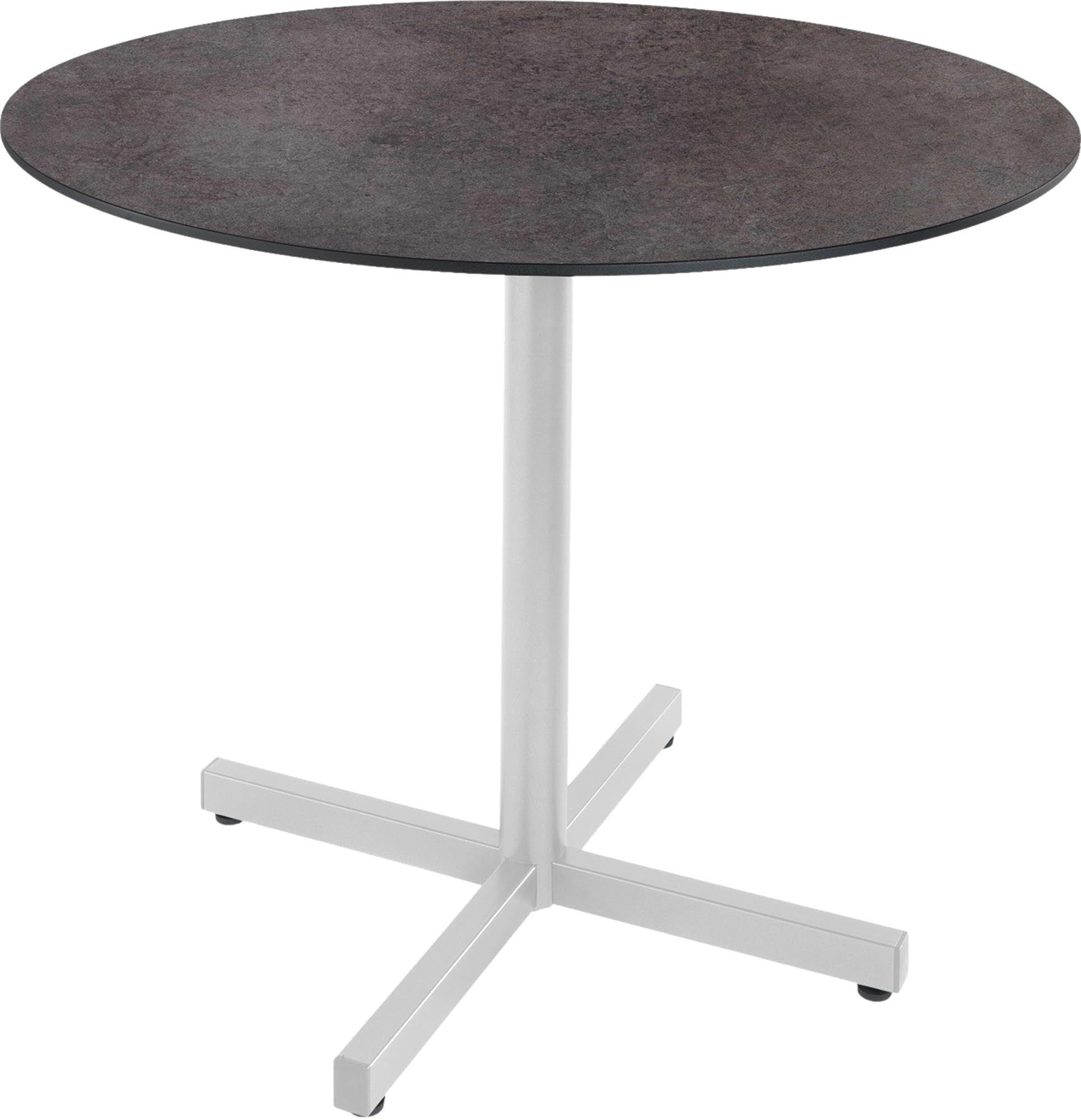 Hochwertiger, wetterfester Luzern Glasfaser-Gartentisch ø80, klappbar & ausziehbar, UV-beständig, modernes Design, langlebig, pflegeleicht für Garten & Balkon.