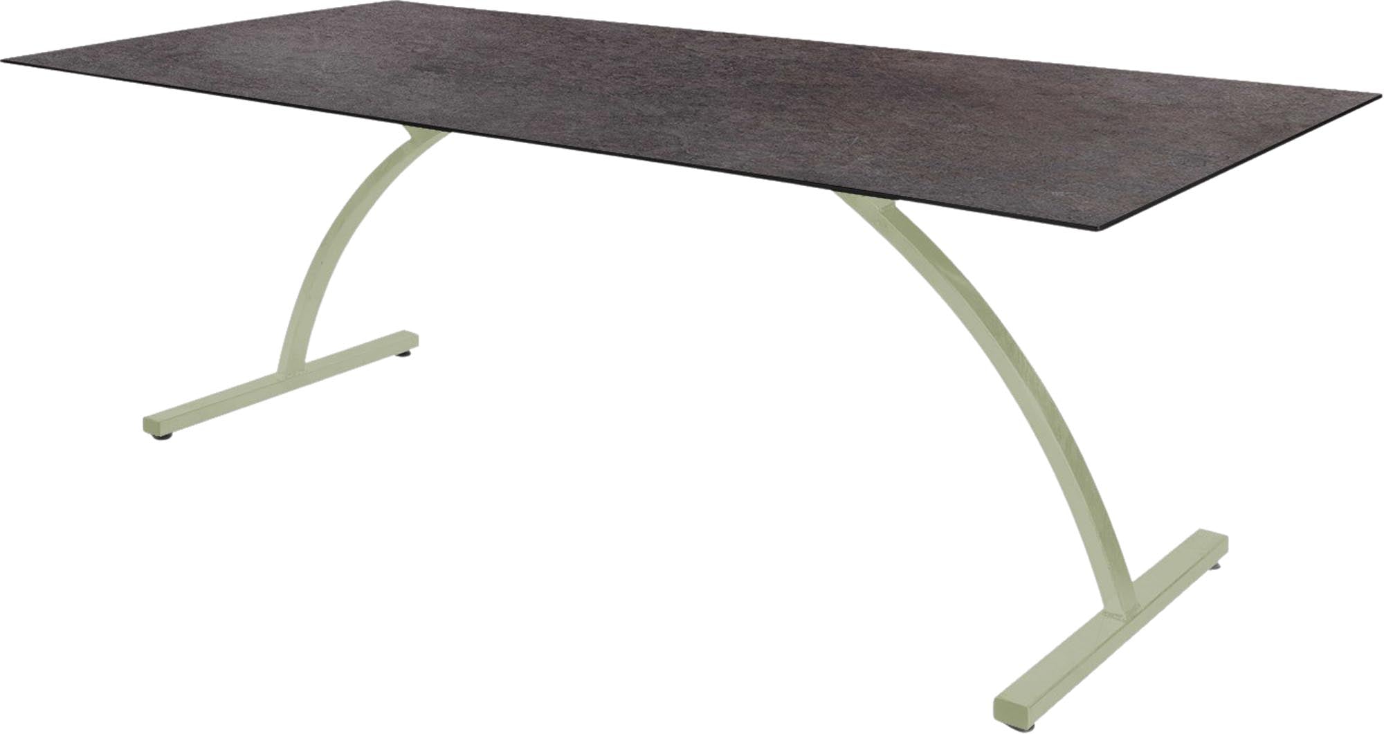 Eleganter klappbarer Gartentisch aus robustem Glasfaser, 220x100 cm, perfekt für entspannte Stunden im Freien, ideal für Garten und Terrasse.